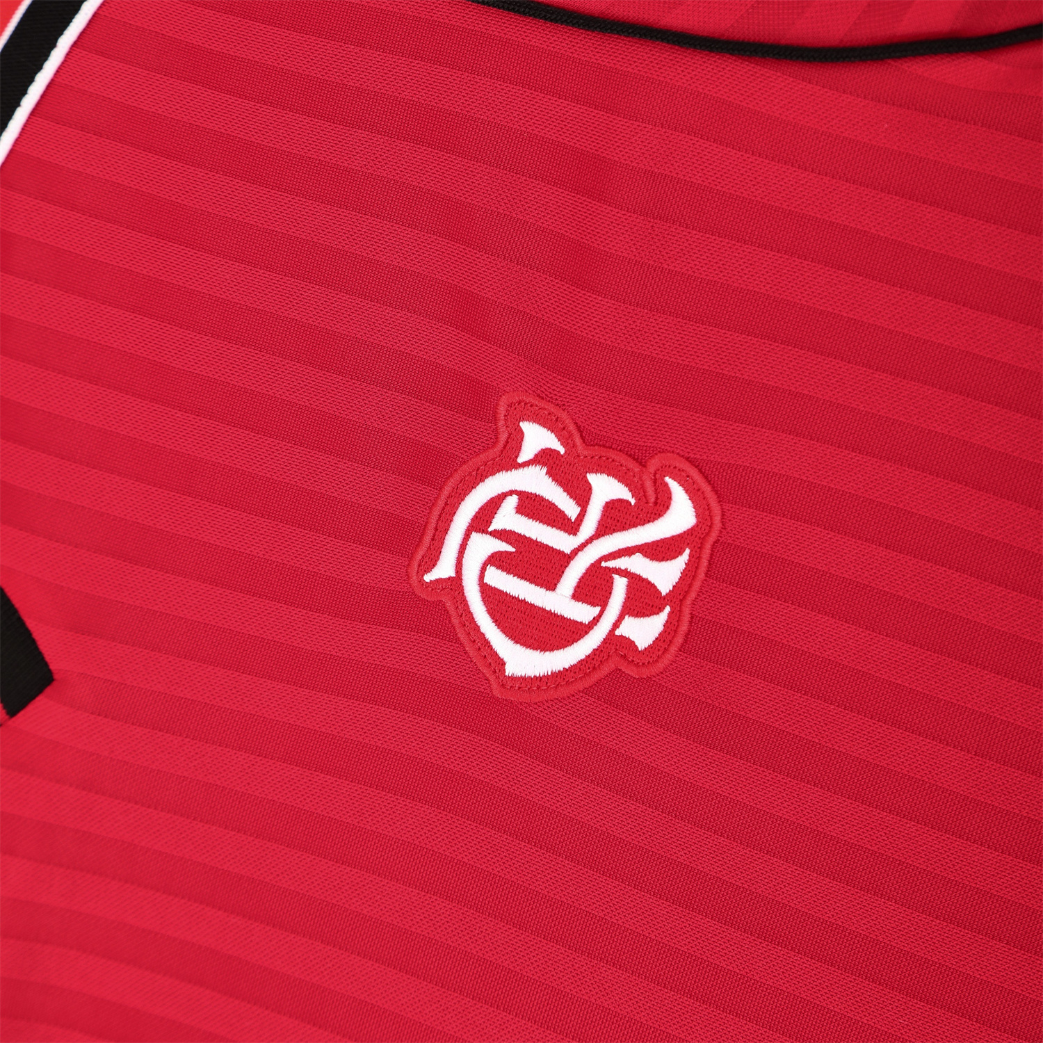 Flamengo 25-26 Short-Sleeve Training Set - Red Top & Black Shorts - ReplicasJersey