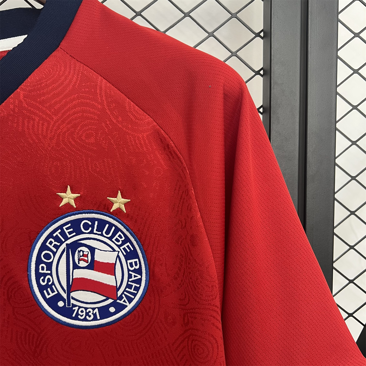 Bahia 25-26 Goalkeeper Red Jersey - Fans Version - ReplicasJersey