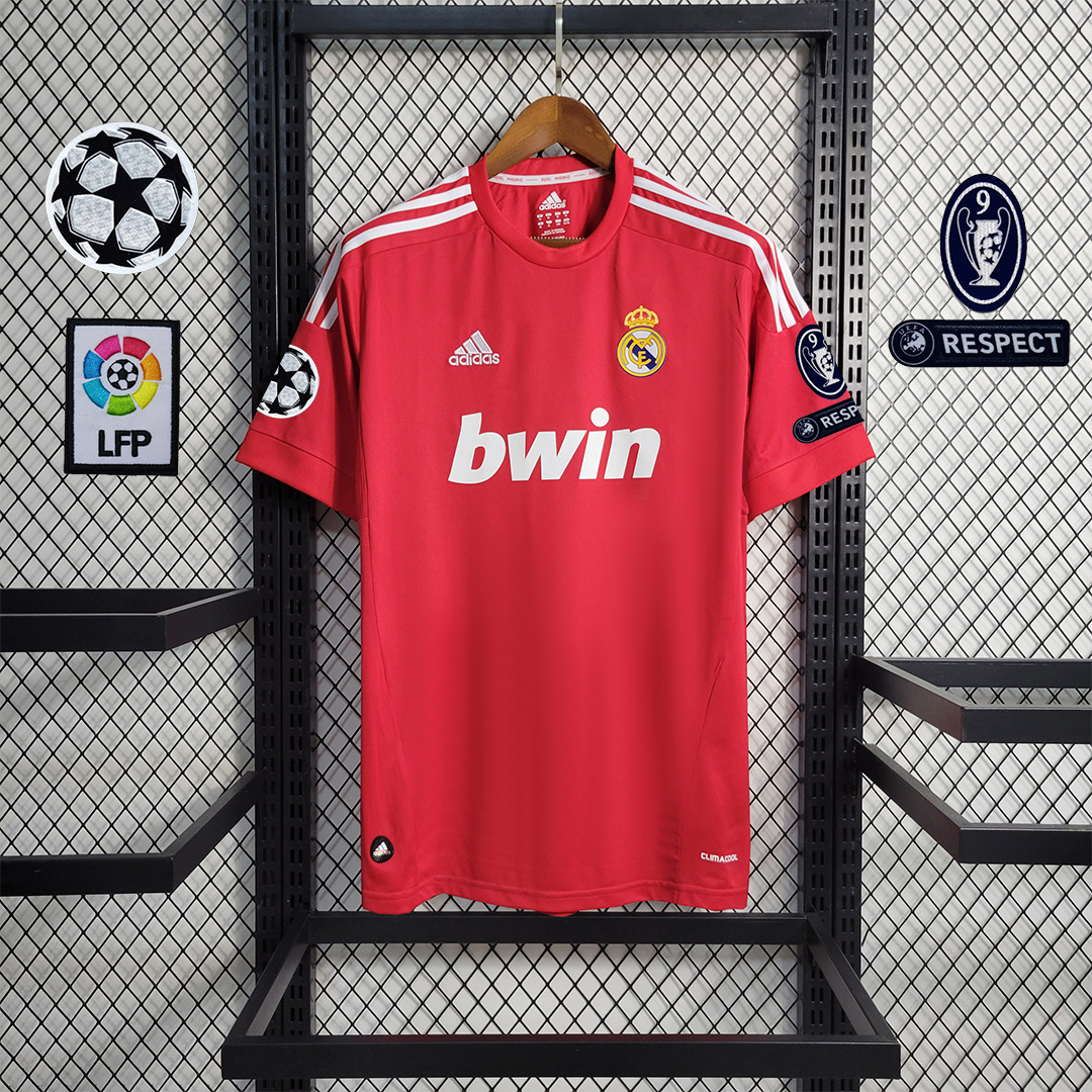 Retro Real Madrid 11-12 Third Red Jersey - ReplicasJersey