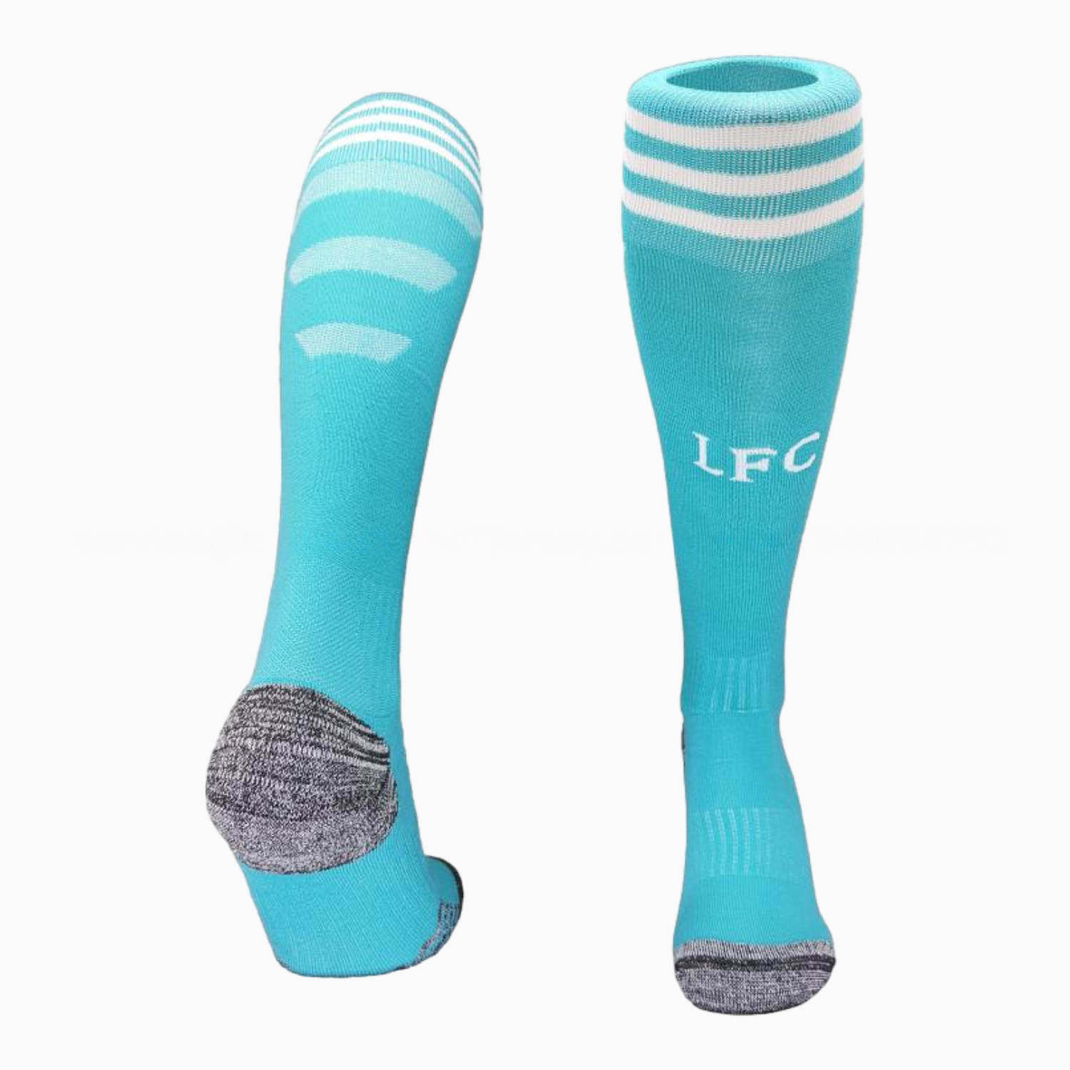 Liver.pool 25-26 Third Socks - Cyan - ReplicasJersey