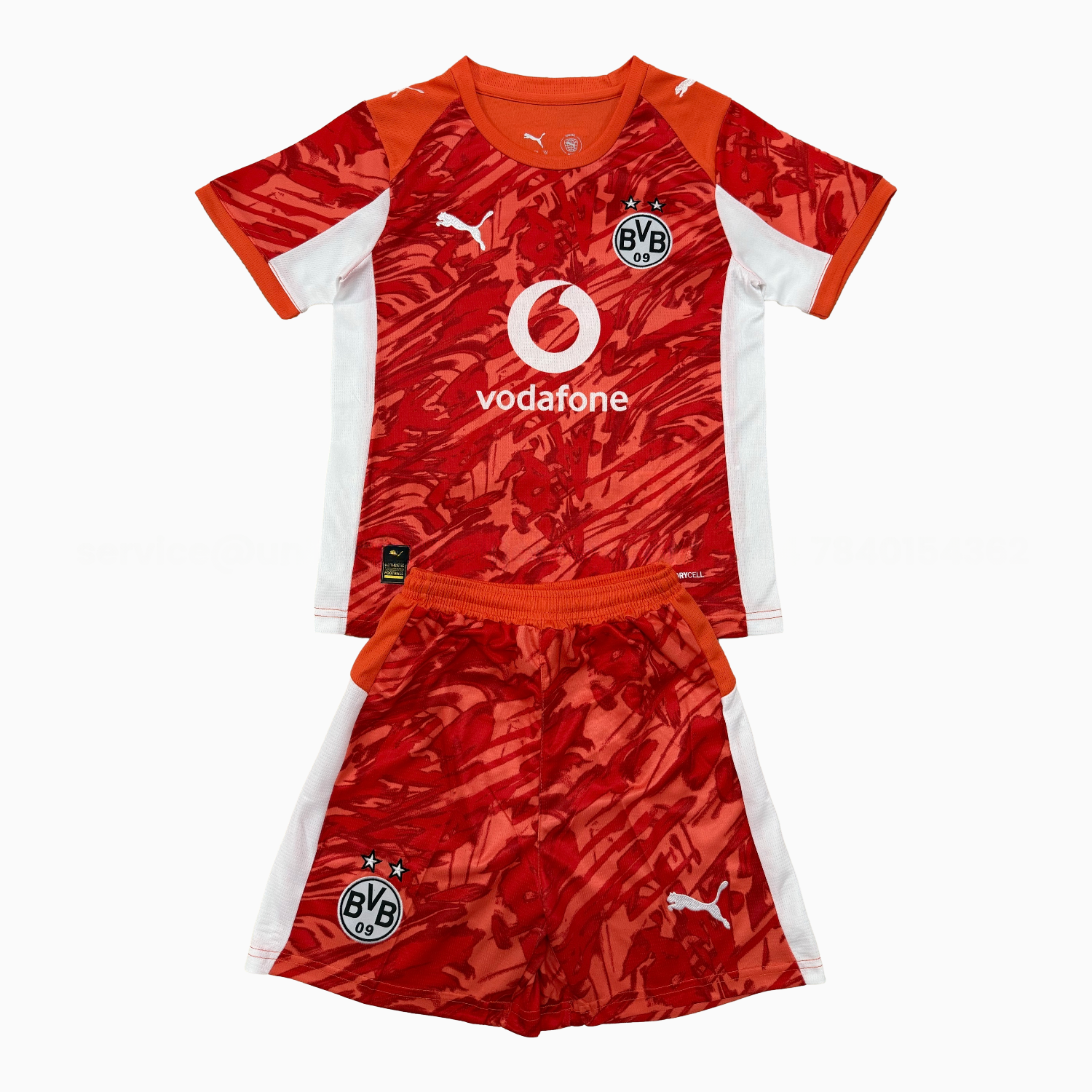 Dortmund 25-26 Orange Goalkeeper Men's Adult Jersey Set - Fans Version - ReplicasJersey