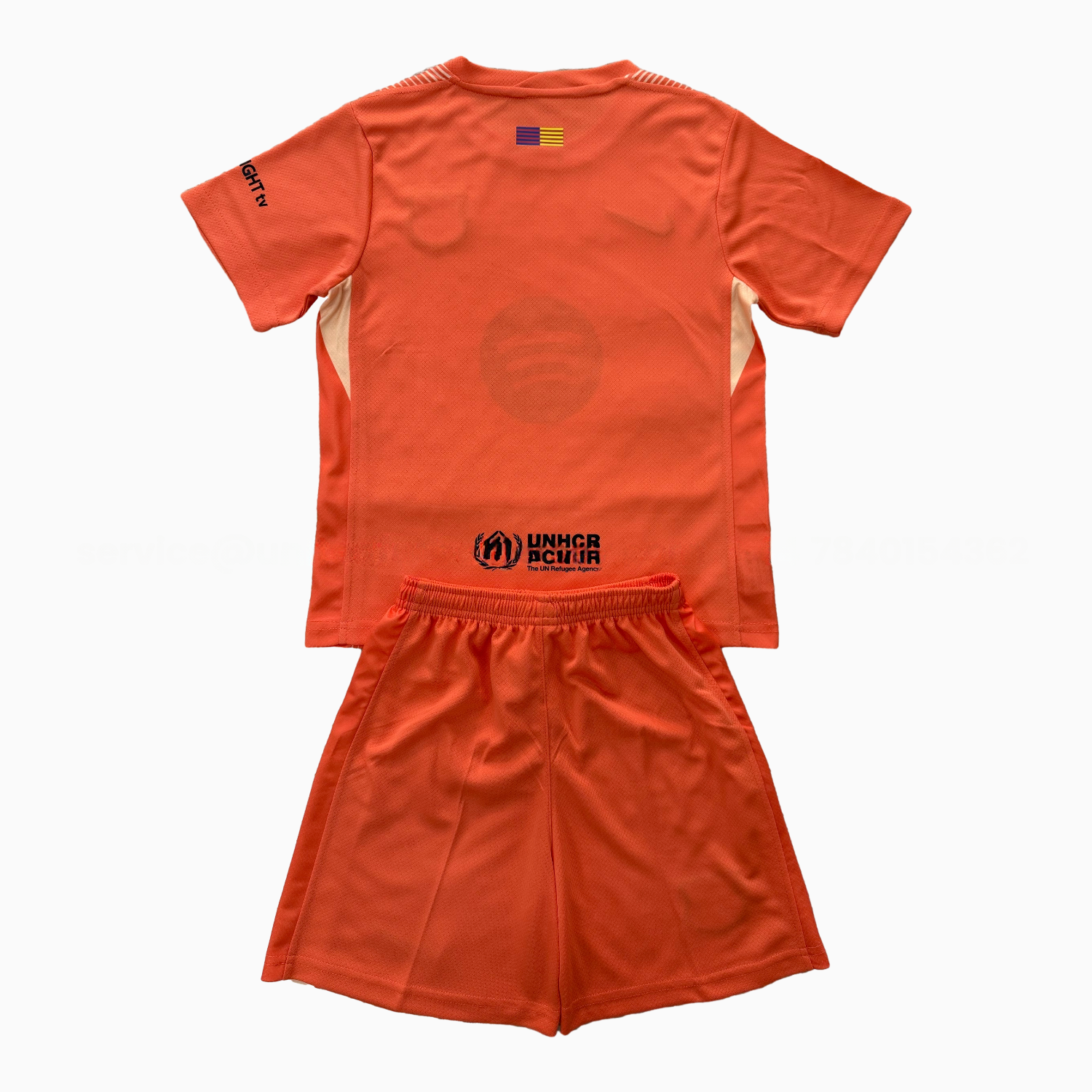 Barcelona 25-26 Orange Goalkeeper Kids Kit - ReplicasJersey