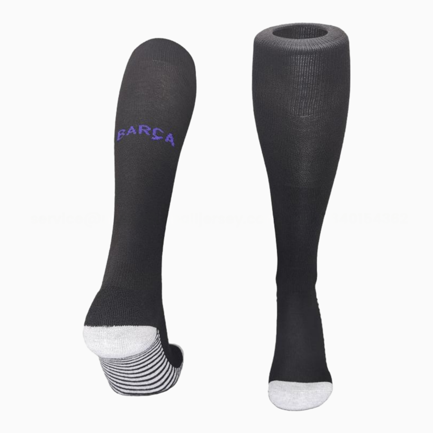 Barcelona 25-26 Away Socks - Black - ReplicasJersey