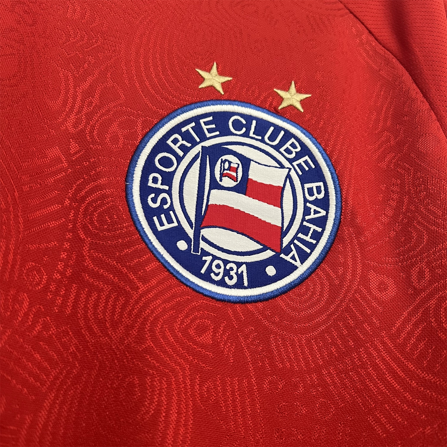 Bahia 25-26 Goalkeeper Red Jersey - Fans Version - ReplicasJersey