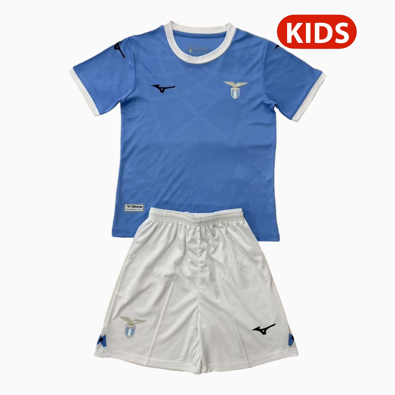 Lazio 25-26 Home Kids Kit - ReplicasJersey
