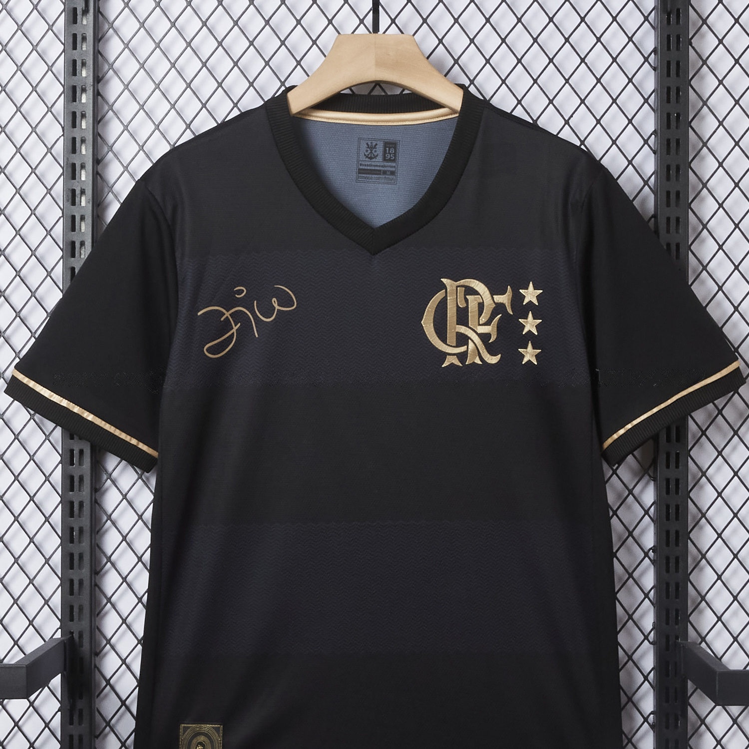 Flamengo 25-26 ZICO Commemorative Black Jersey - Fans Version - ReplicasJersey