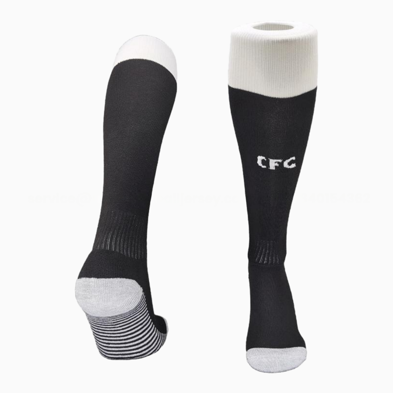 C.H.E.L.S.E.A 25-26 Third Socks - Black - ReplicasJersey