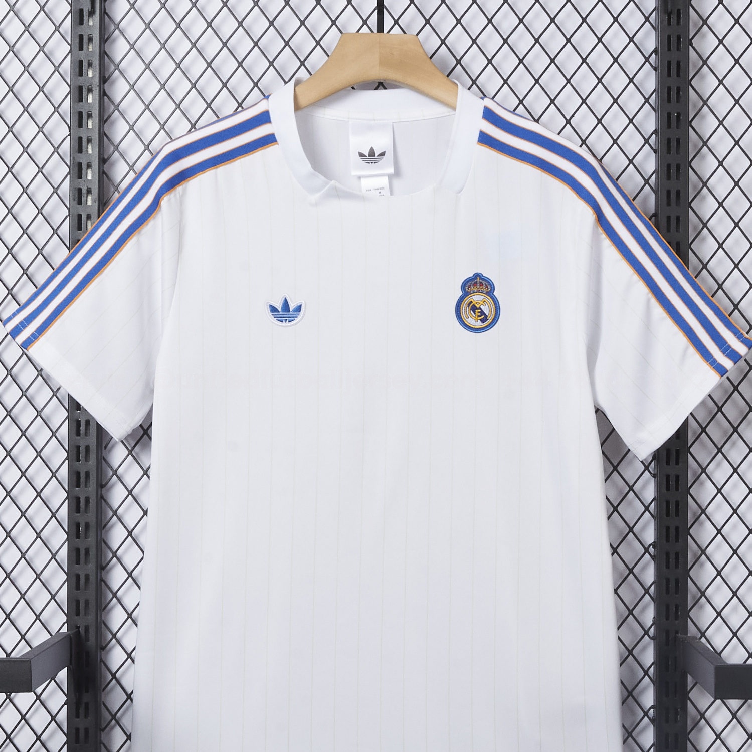 Real Madrid 25-26 Trefoil White Travel Jersey - Player Version - ReplicasJersey