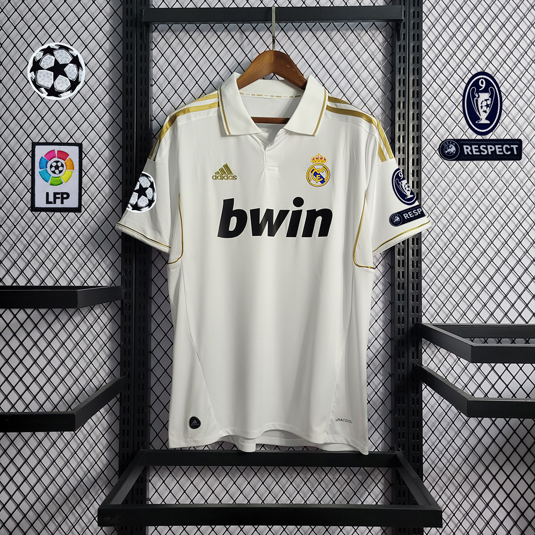 Retro Real Madrid 11-12 Home Stadium Jersey - ReplicasJersey