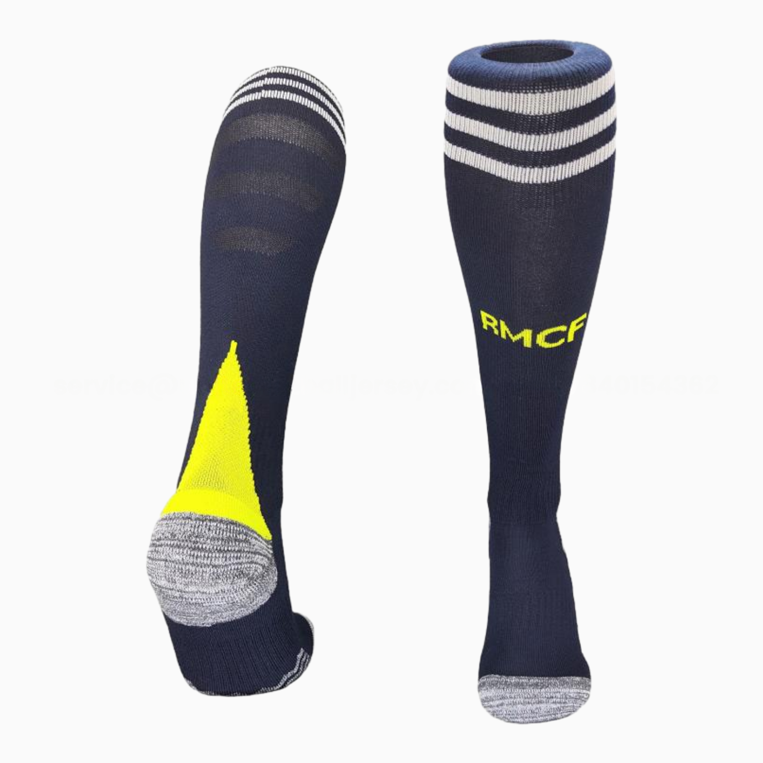Real Madrid 25-26 Away Socks - Deep Blue - ReplicasJersey