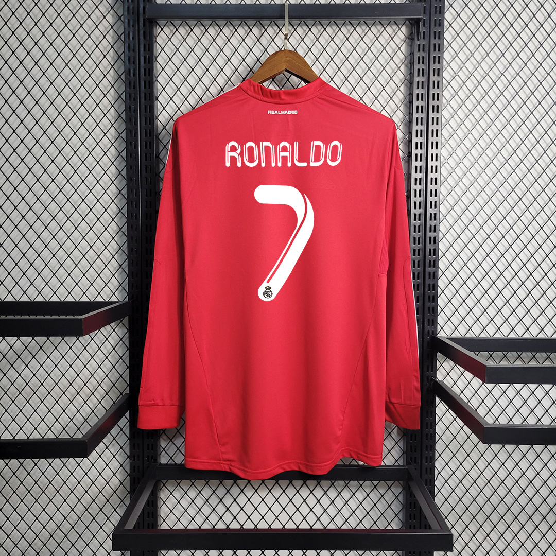 Retro Real Madrid 11-12 Third Away Long Sleeve Jersey - ReplicasJersey