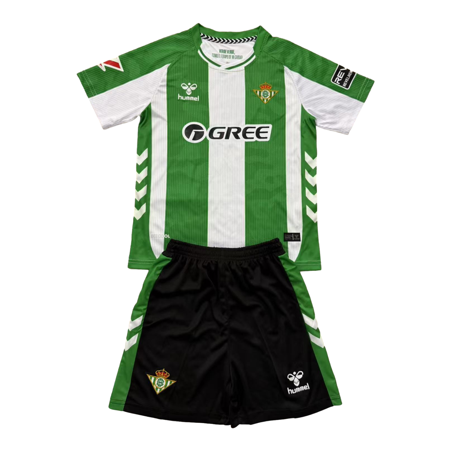Real Betis 25-26 Home Men's Adult Jersey Set - Fans Version - ReplicasJersey