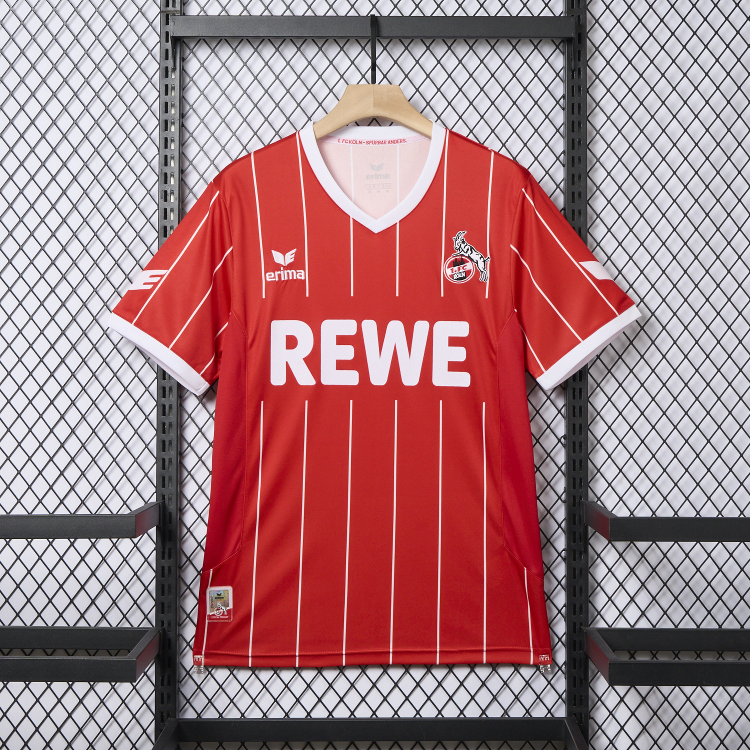 Retro 1. FC Köln 2017-18 European Home Jersey - ReplicasJersey