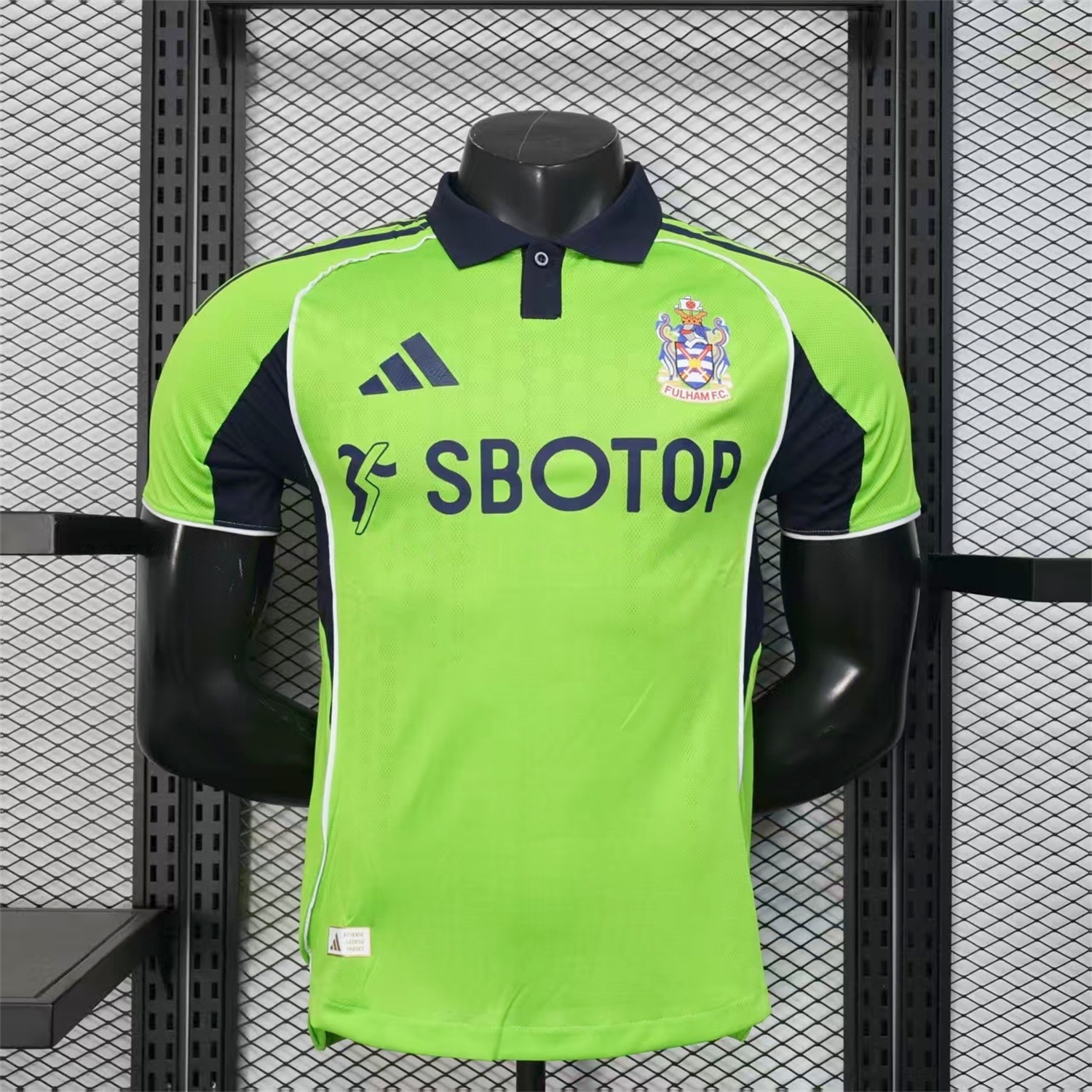 Fulham 25-26 Away Green Jersey - Player Version - ReplicasJersey