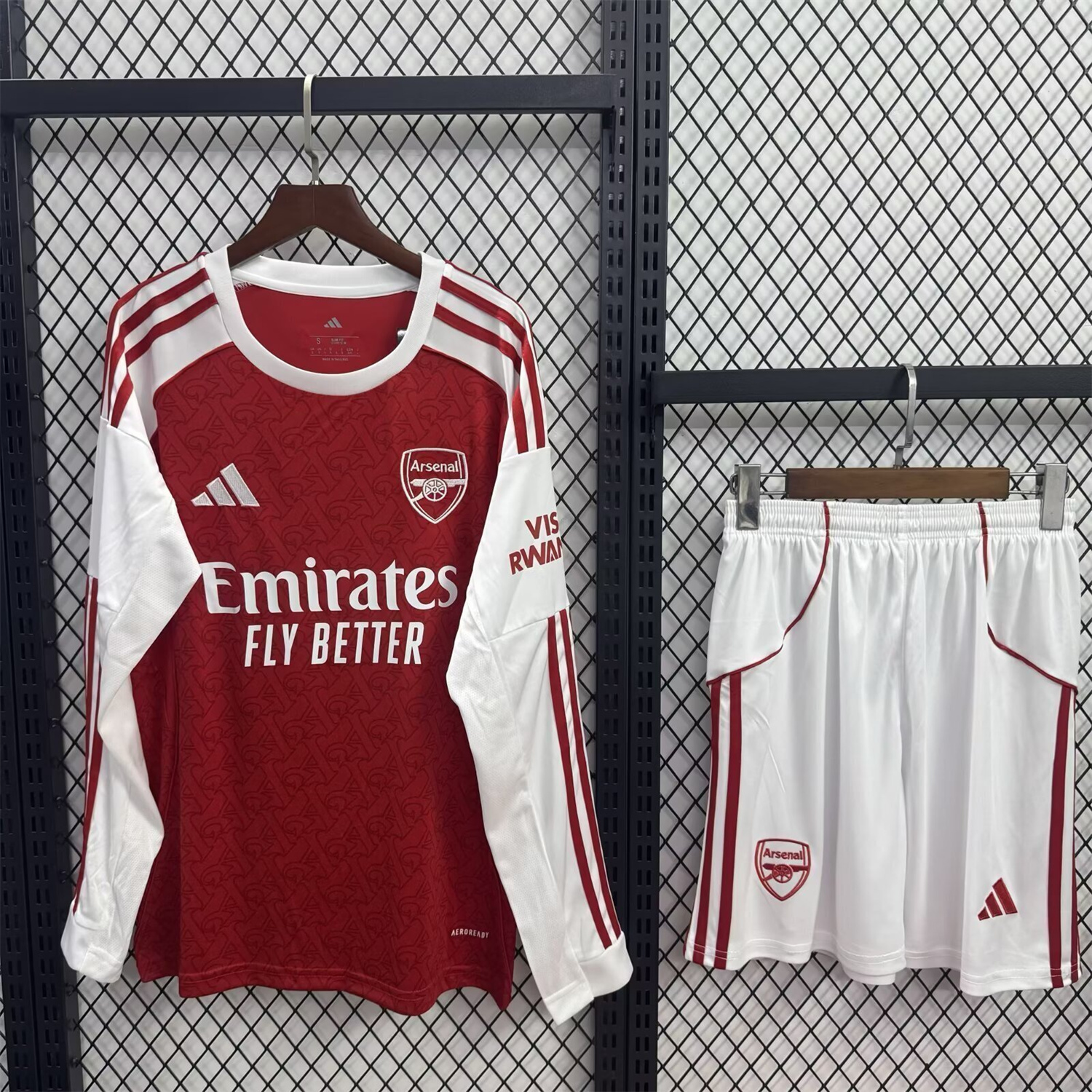 Arsenal 25-26 Home Long Sleeves Kids Kit - ReplicasJersey