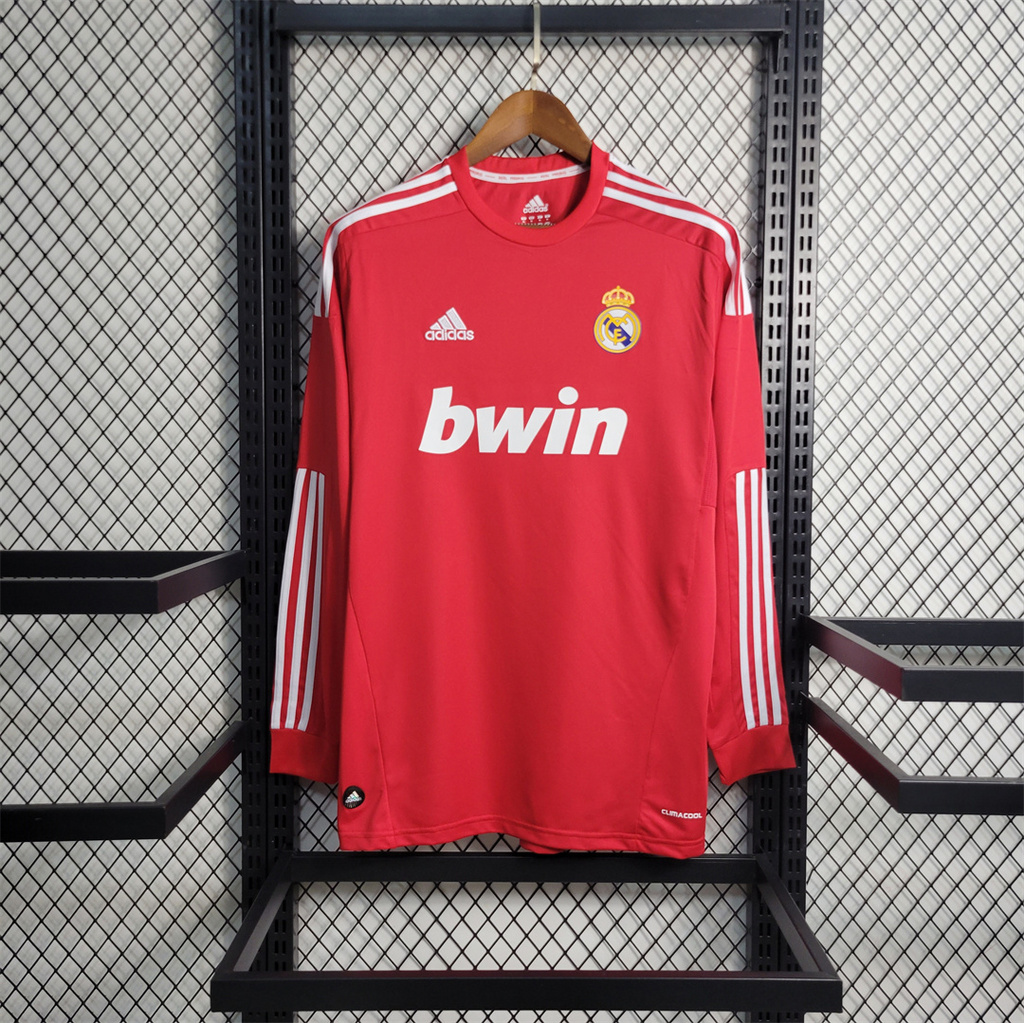 Retro Real Madrid 11-12 Third Away Long Sleeve Jersey - ReplicasJersey