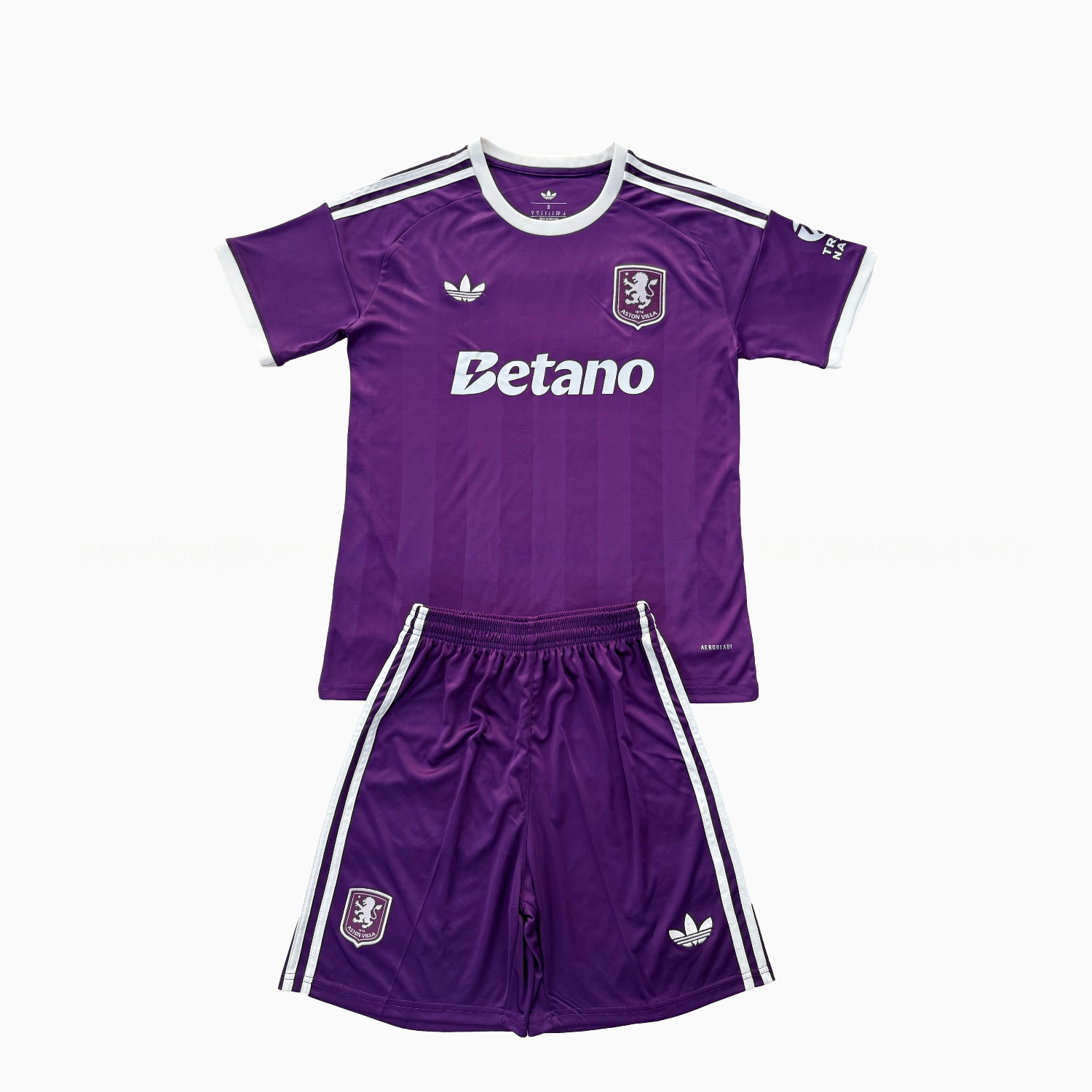 Aston Villa 25-26 Purple Goalkeeper Men's Adult Jersey Set - Fans Version - ReplicasJersey