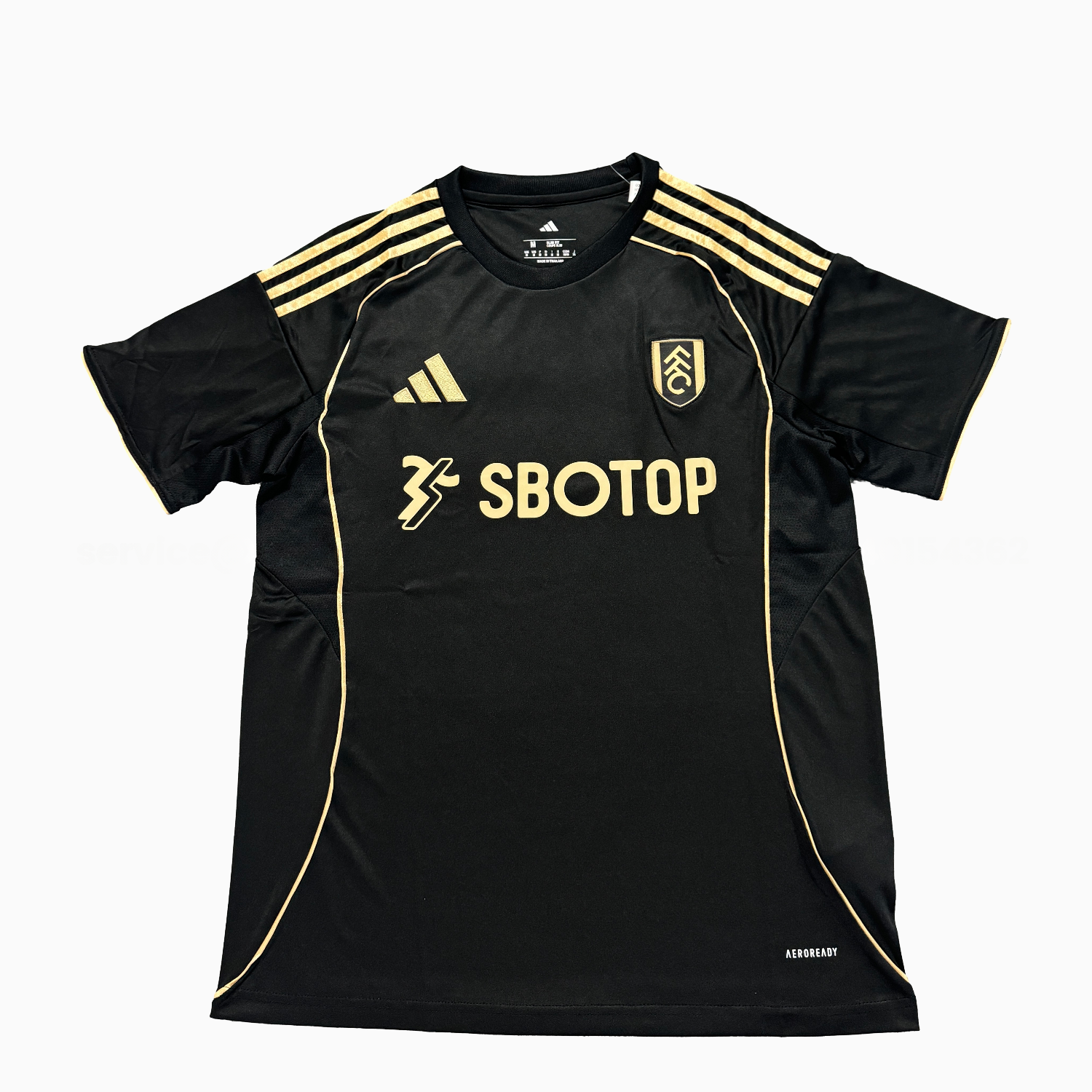 Fulham 25-26 Third Black Jersey - Fans Version - ReplicasJersey