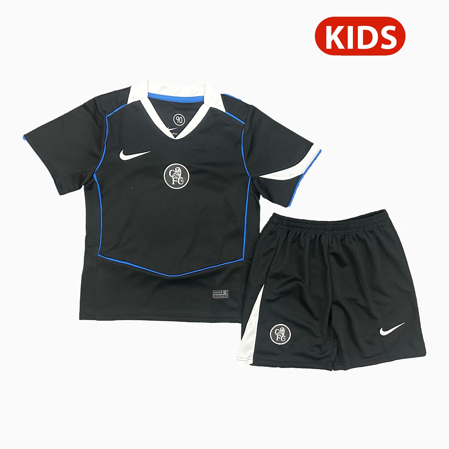 C.H.E.L.S.E.A 25-26 Third Unsponsored Kids Kit - ReplicasJersey