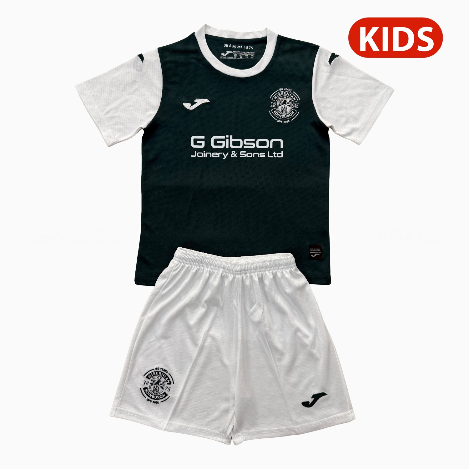 Hibernian 25-26 Home Kids Kit - ReplicasJersey