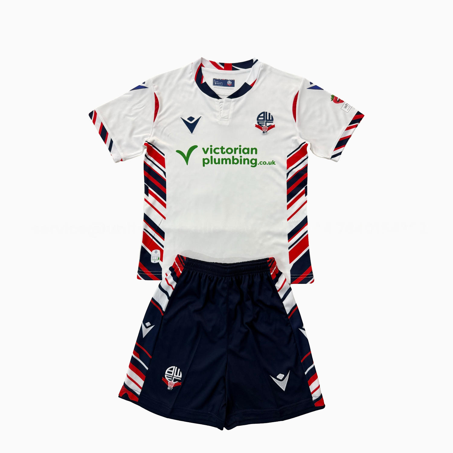 Bolton Wanderers 25-26 Home Men's Adult Jersey Set - Fans Version - ReplicasJersey
