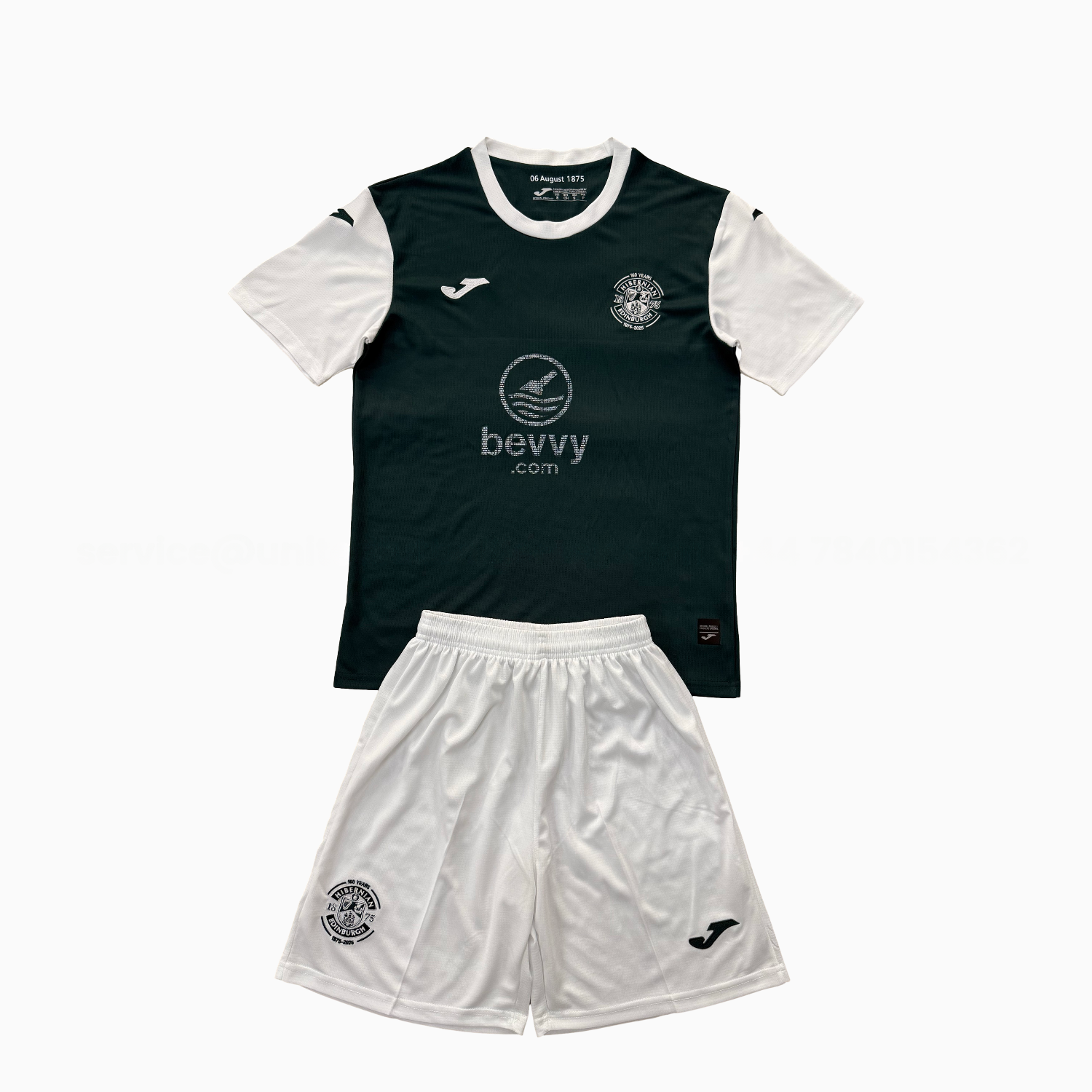 Hibernian 25-26 Home Men's Adult Jersey Set - Fans Version - ReplicasJersey