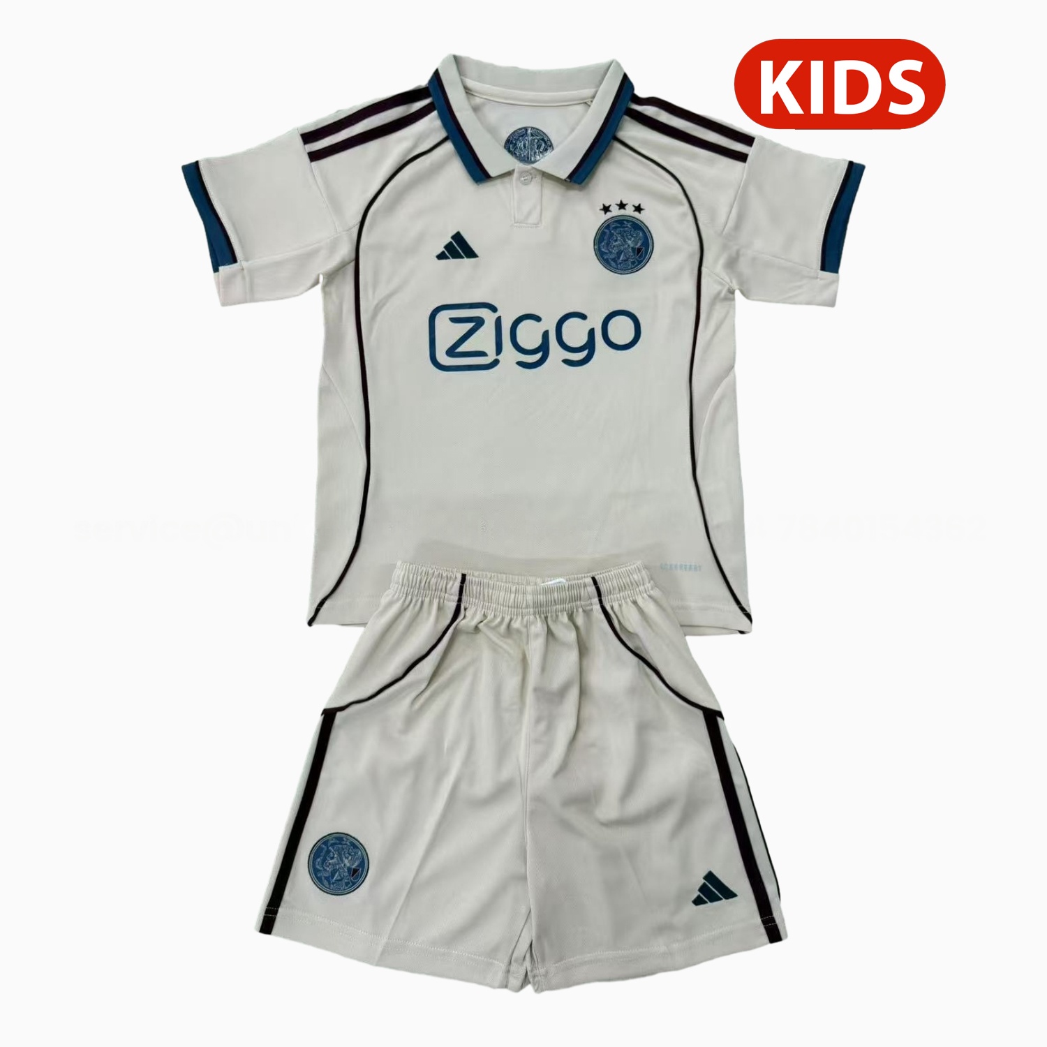 Ajax 25-26 Third Kids Kit - ReplicasJersey