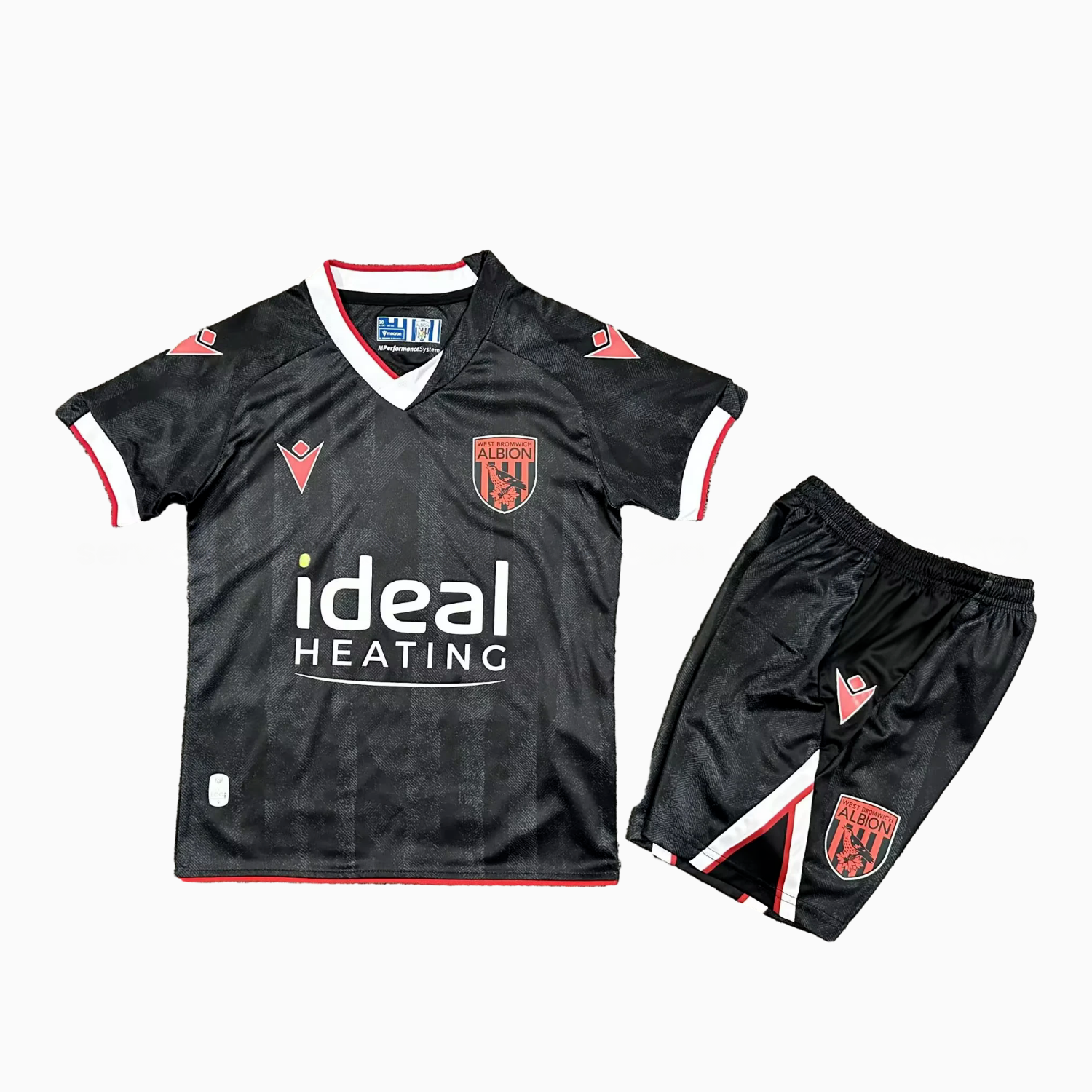 West Bromwich Albion 25-26 Third Black Kids Kit - ReplicasJersey