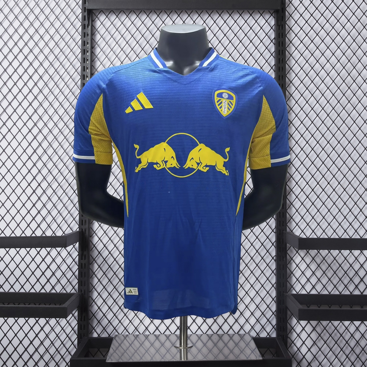 Leeds United 25-26 Away Blue Jersey - Player Version - ReplicasJersey