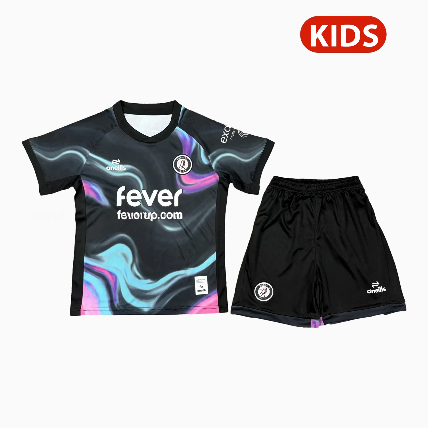 Bristol City 25-26 Third Fantasy Colors Kids Kit - ReplicasJersey