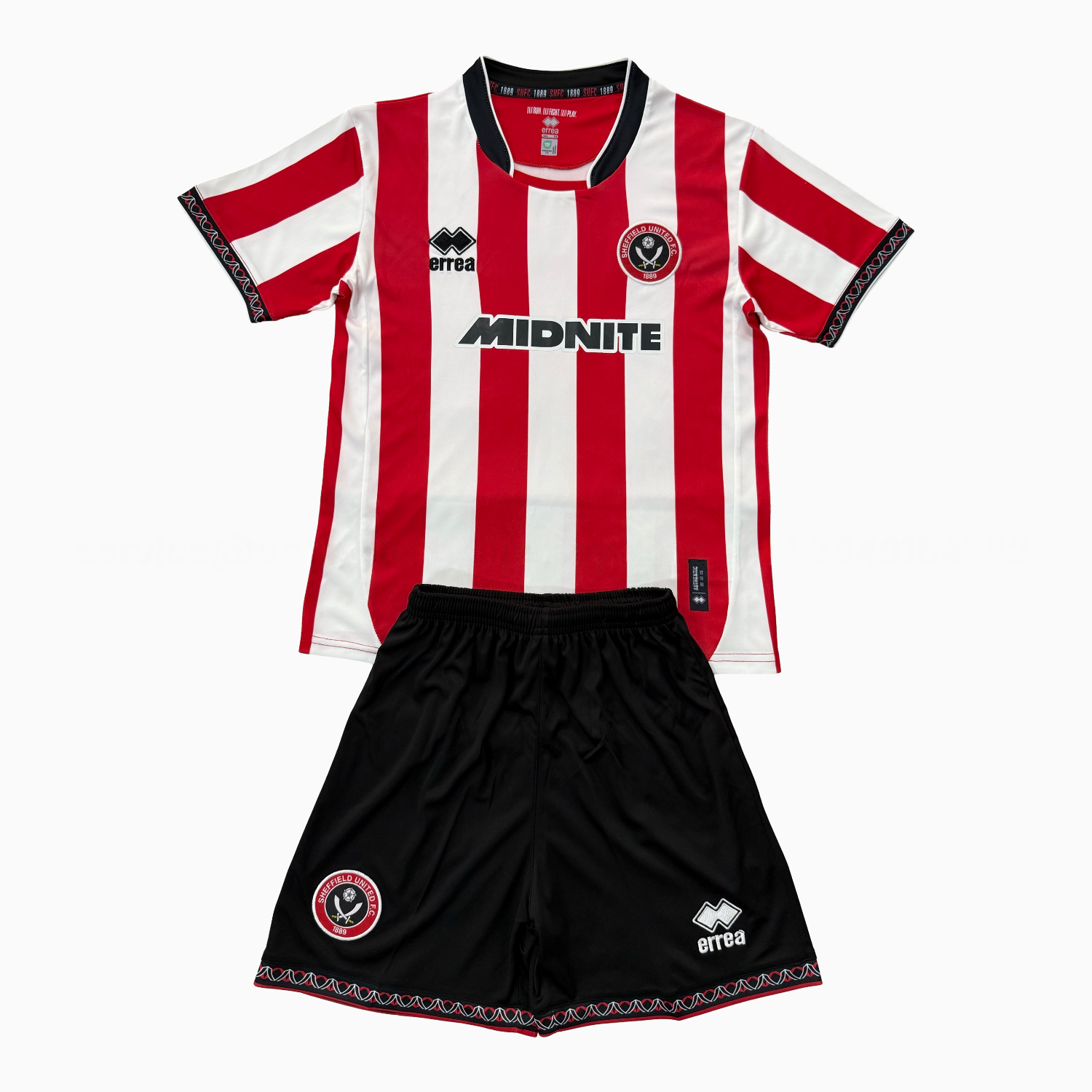 Sheffield United 25-26 Home Men's Adult Jersey Set - Fans Version - ReplicasJersey