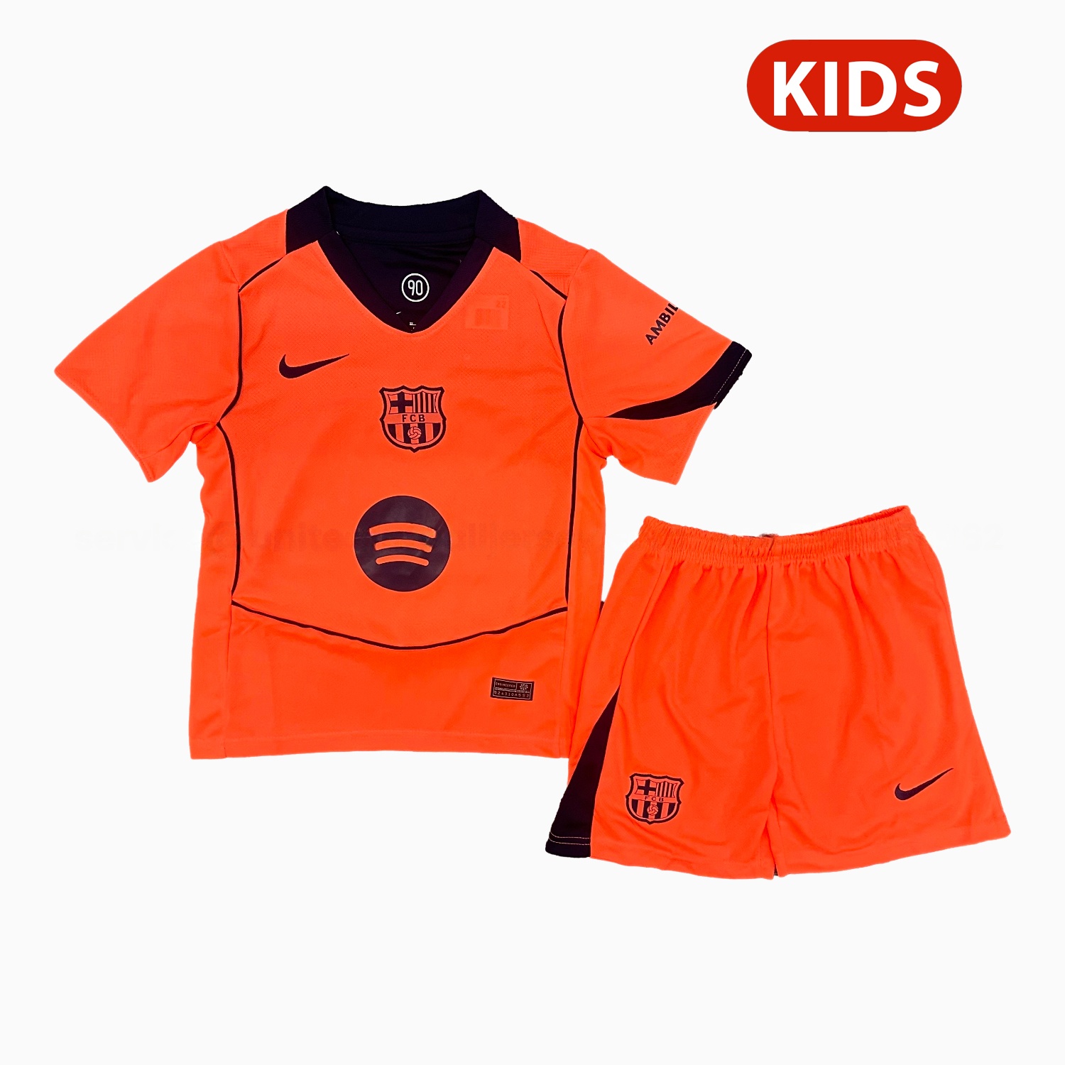Barcelona 25-26 Third Kids Kit - ReplicasJersey