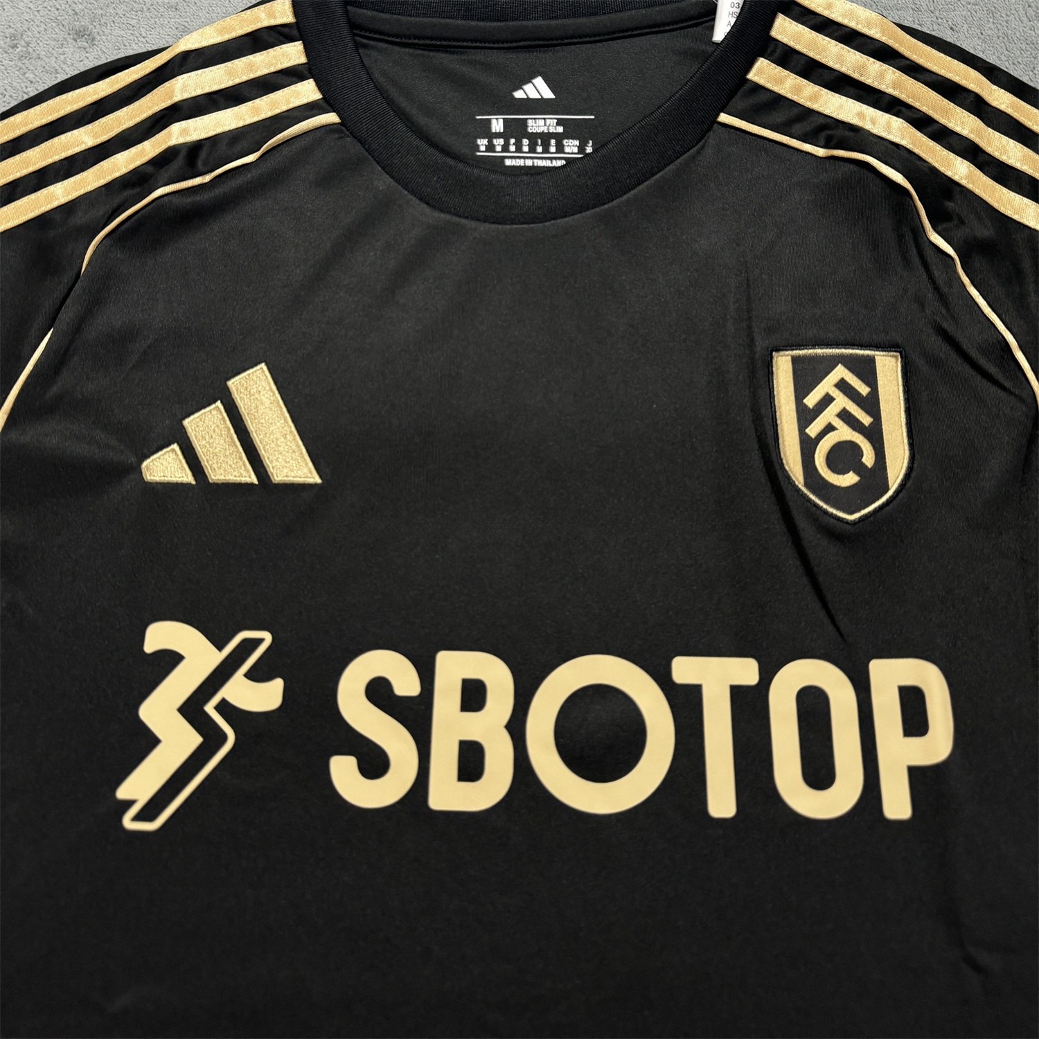 Fulham 25-26 Third Black Jersey - Fans Version - ReplicasJersey