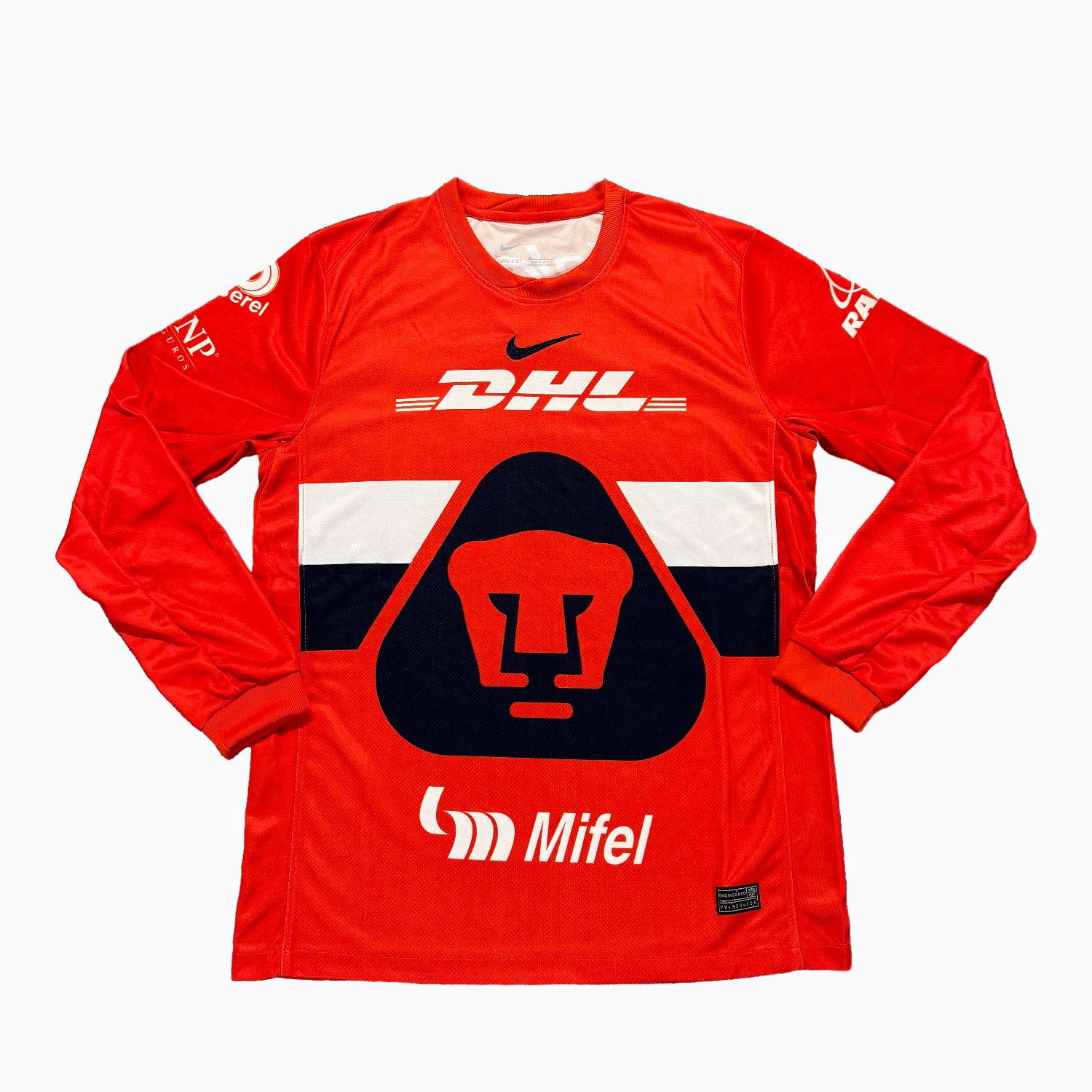 Pumas UNAM 25-26 Orange Goalkeeper Long Sleeves Jersey - Fans Version - ReplicasJersey