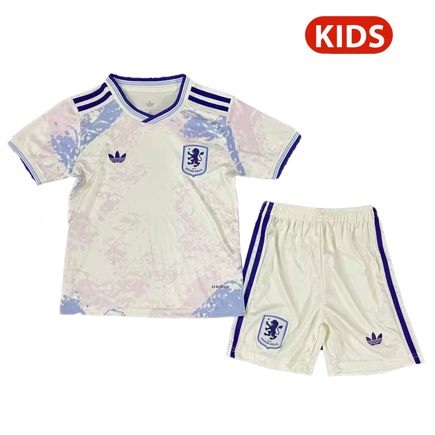 Aston Villa 25-26 Third Unsponsored Kids Kit - ReplicasJersey