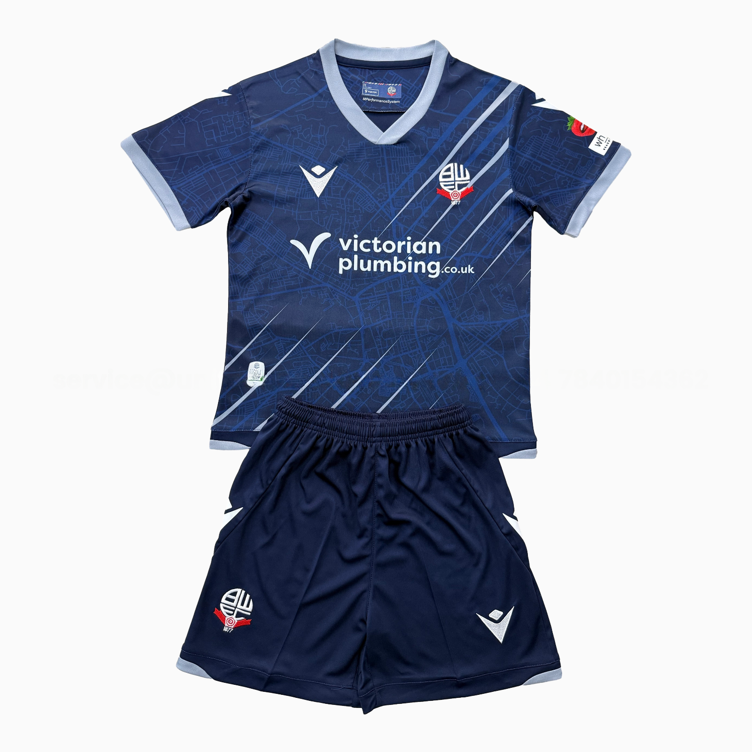 Bolton Wanderers 25-26 Away Kids Kit - ReplicasJersey