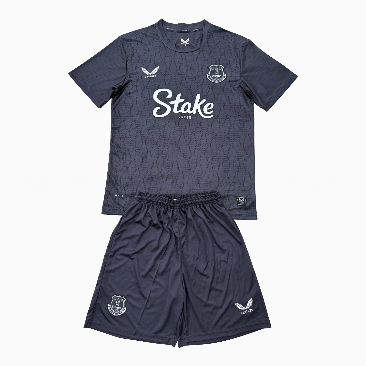 Everton 25-26 Gray Goalkeeper Men's Adult Jersey Set - Fans Version - ReplicasJersey
