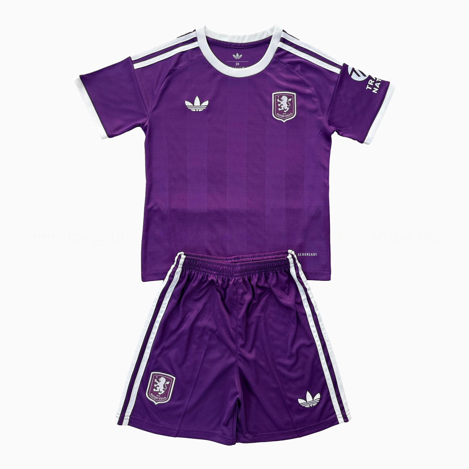 Aston Villa 25-26 Purple Goalkeeper Kids Kit - ReplicasJersey