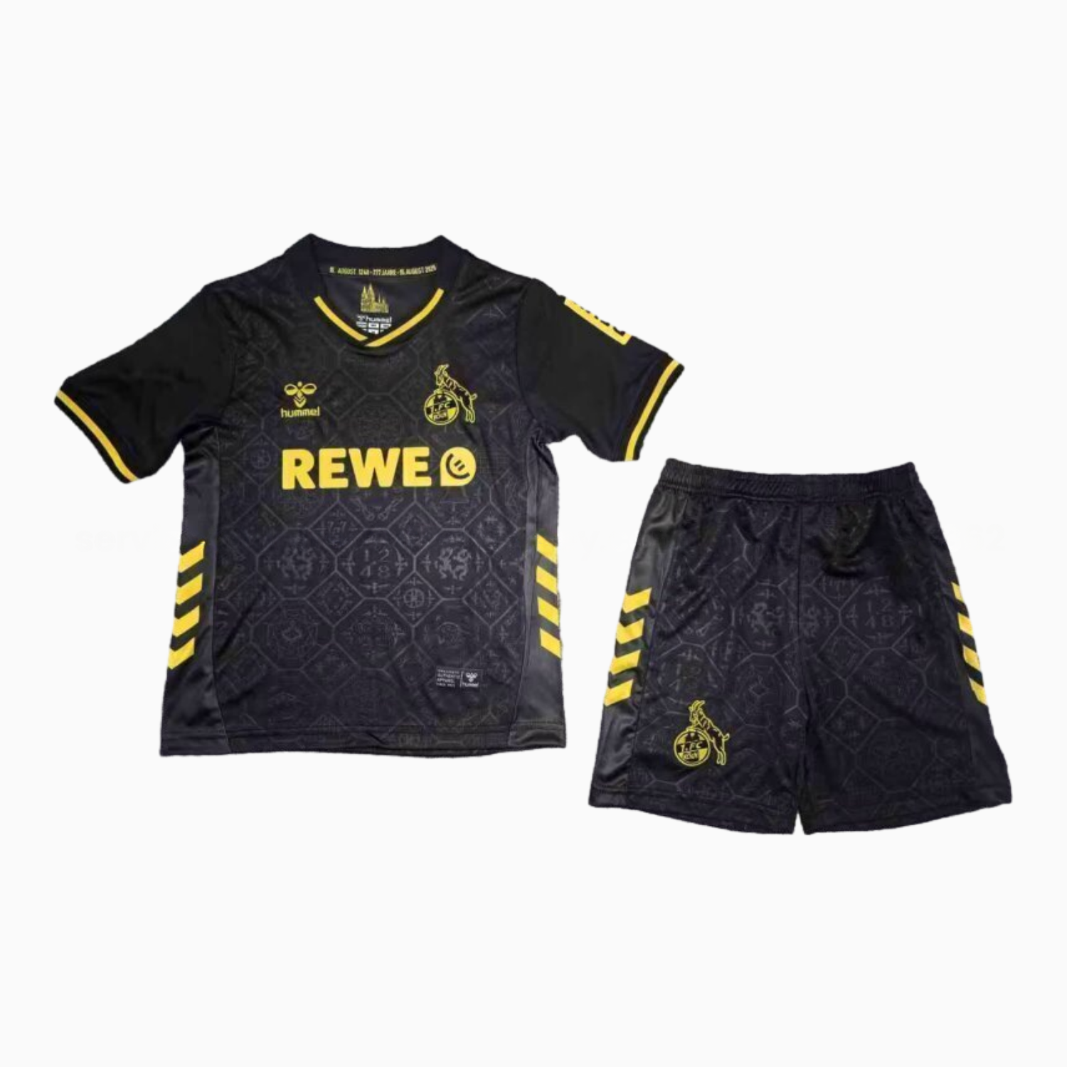 1. FC Köln 25-26 Third Black Kids Kit - ReplicasJersey