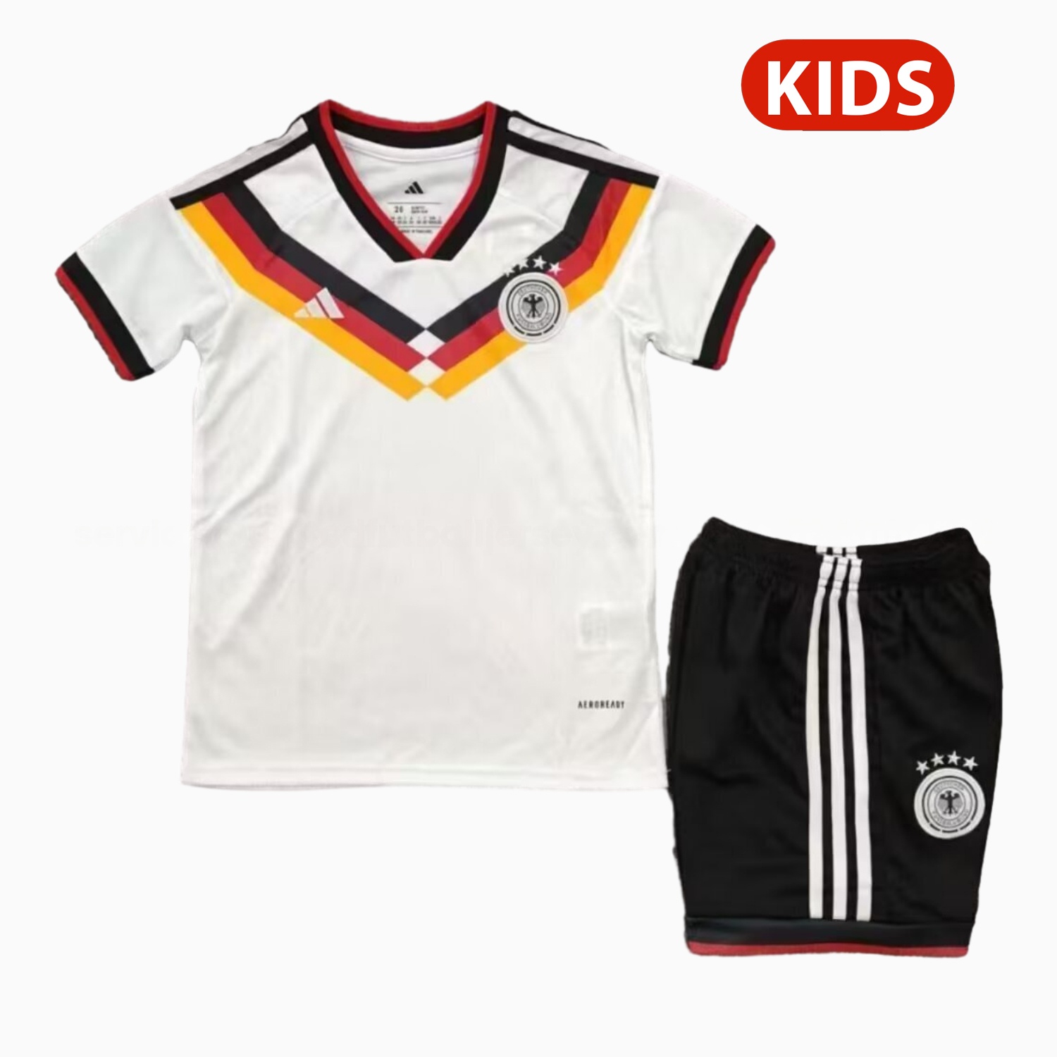 Germany 25-26 Home (Informal-release Version) Kids Kit - ReplicasJersey