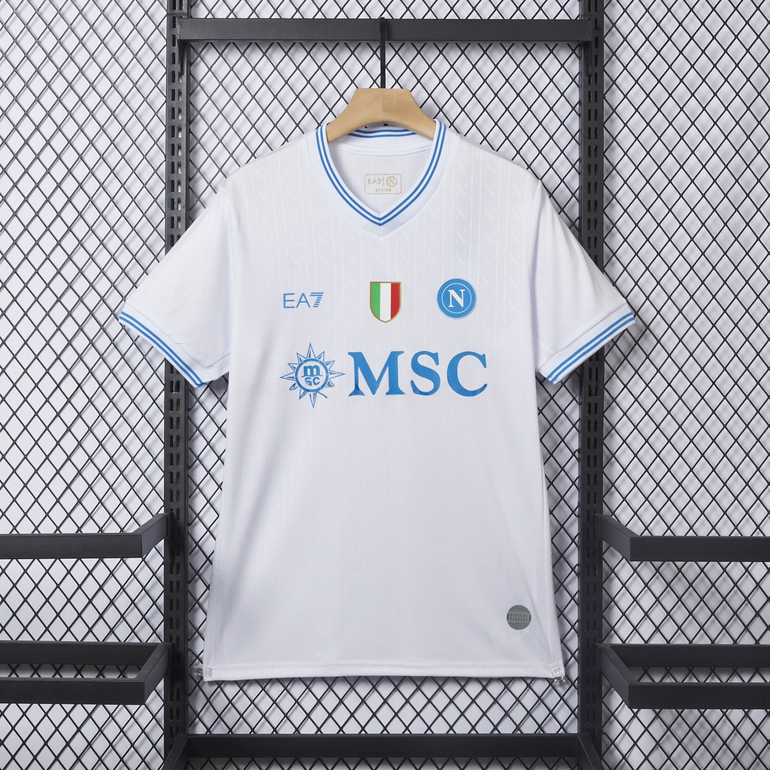 Napoli 25-26 European Away White Jersey - Fans Version - ReplicasJersey
