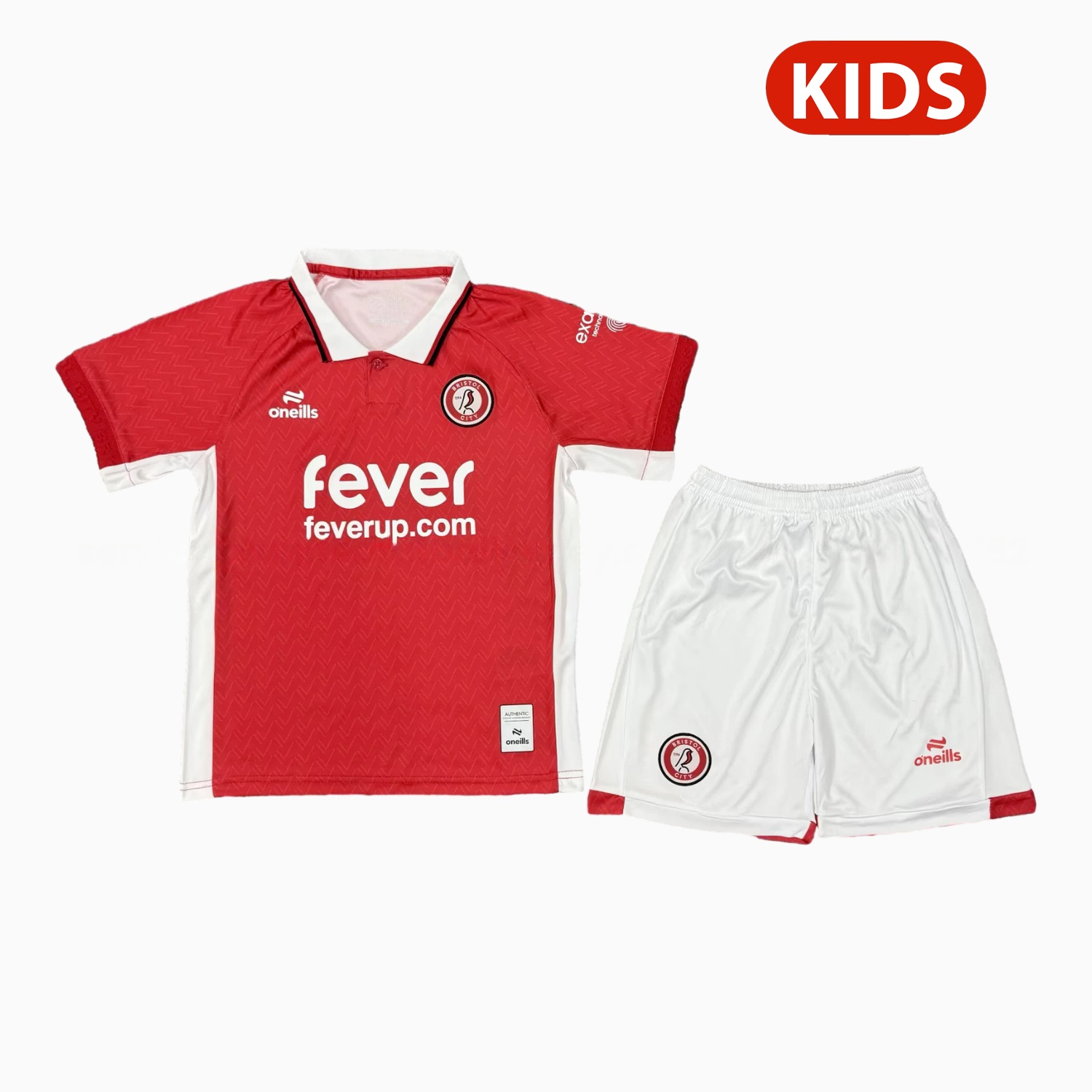 Bristol City 25-26 Home Red Kids Kit - ReplicasJersey