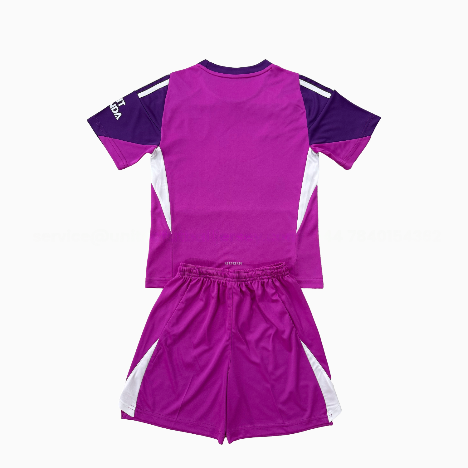 Arsenal 25-26 Purple Goalkeeper Kids Kit - ReplicasJersey