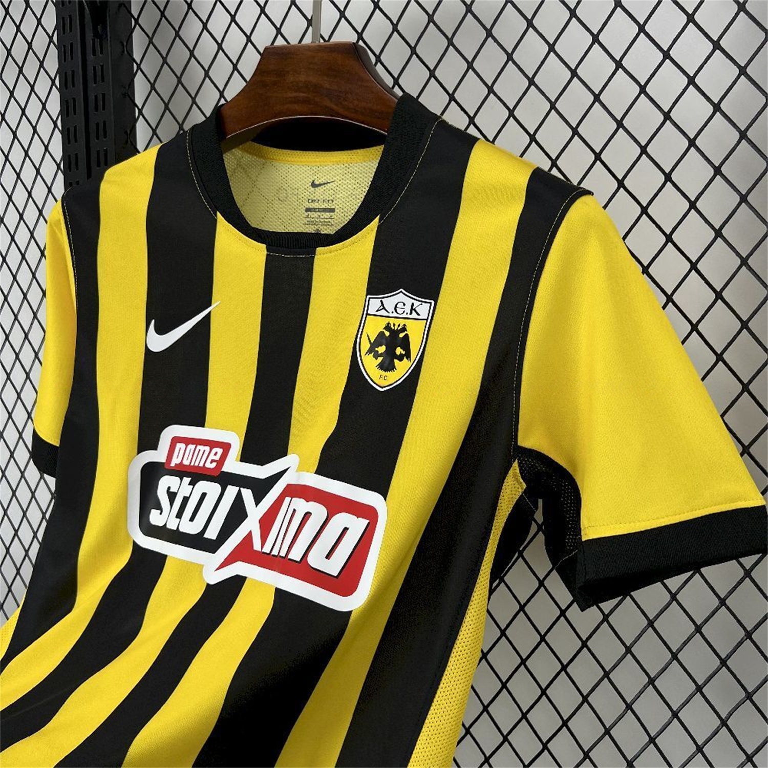 AEK Athens 25-26 Home Yellow Jersey - Fans Version - ReplicasJersey