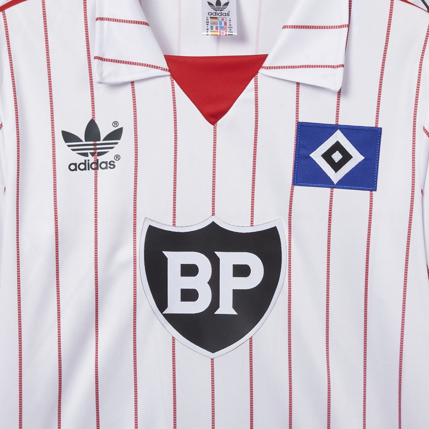 Retro Hamburger SV 1982-83 Home Long Sleeves Jersey - ReplicasJersey