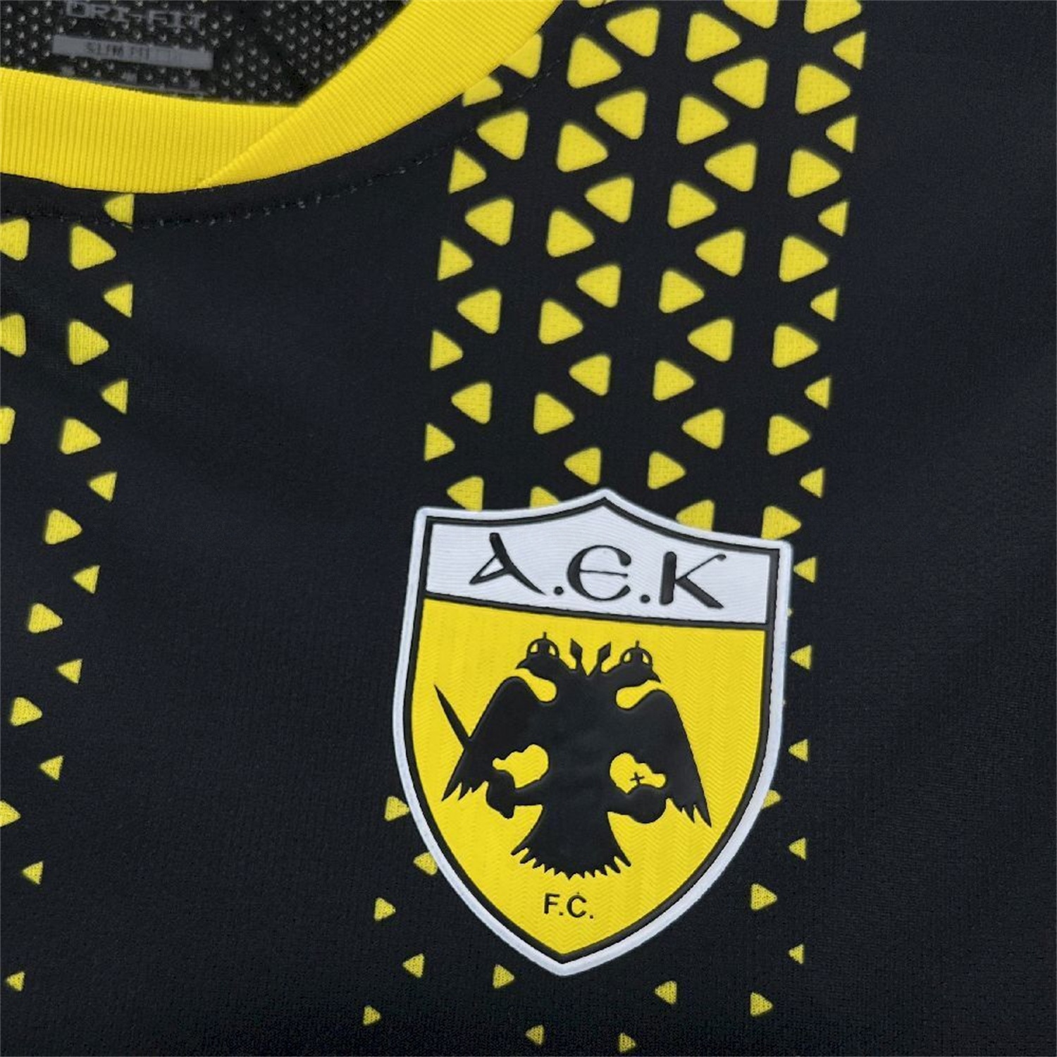 AEK Athens 25-26 Away Black Jersey - Fans Version - ReplicasJersey