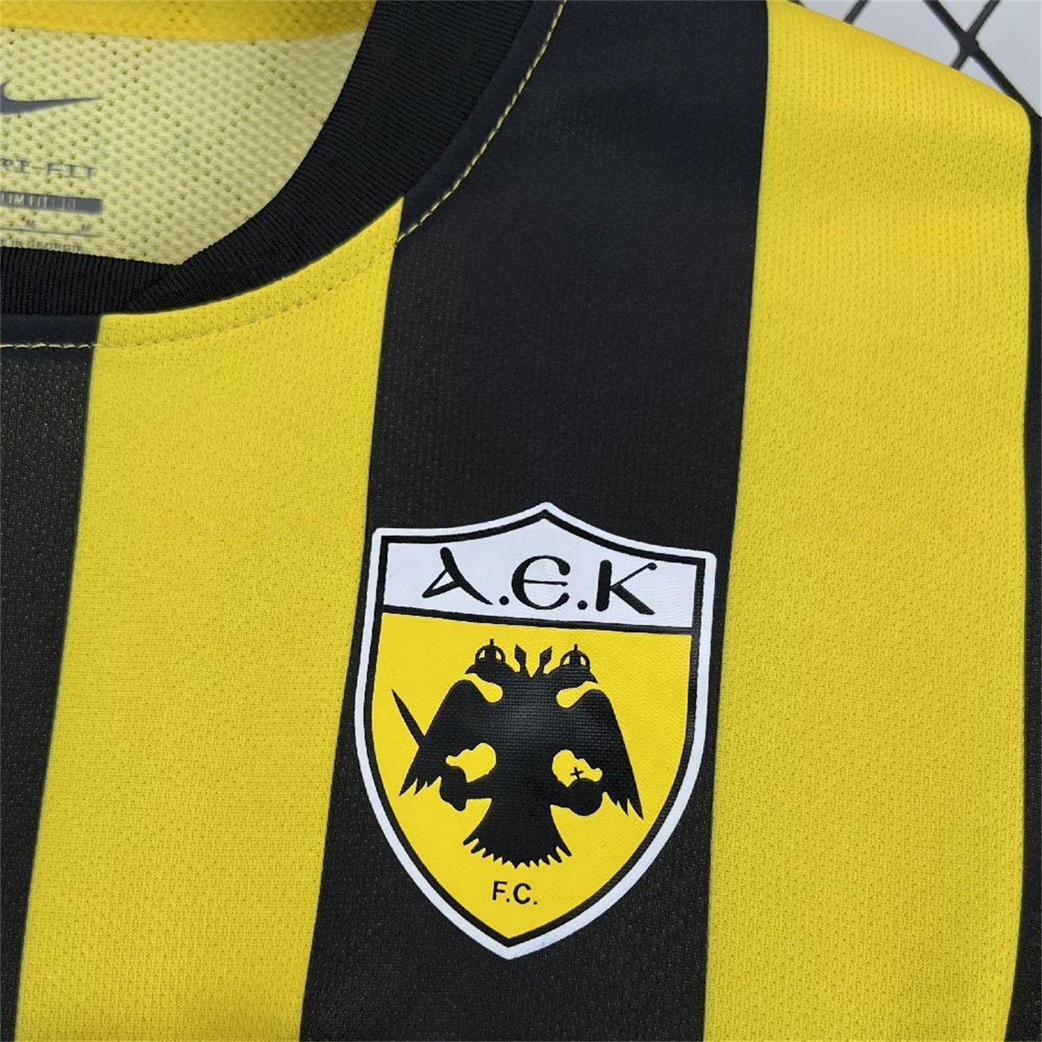 AEK Athens 25-26 Home Yellow Jersey - Fans Version - ReplicasJersey