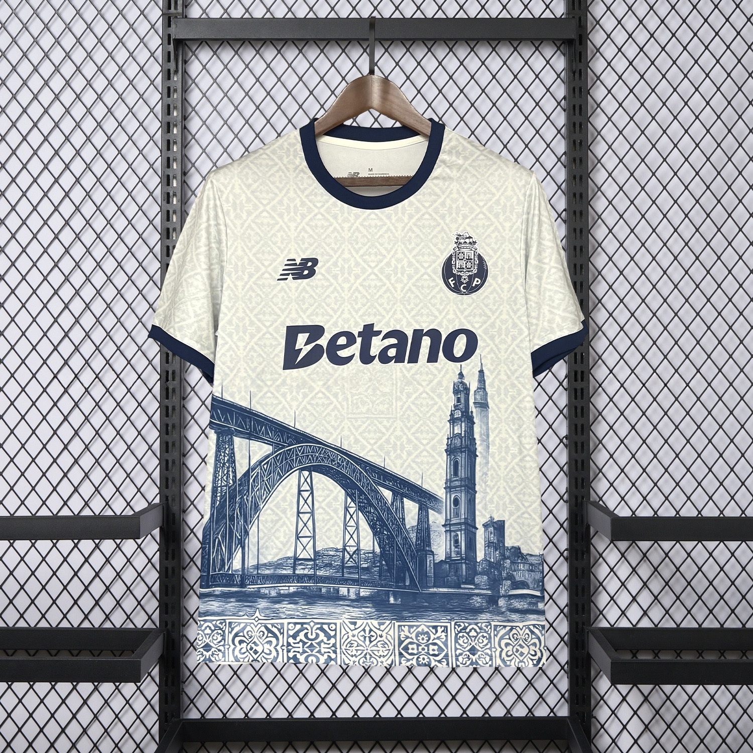 Porto 25-26 Ponte Maria Pia And Clérigos Church Jersey - Fans Version - ReplicasJersey