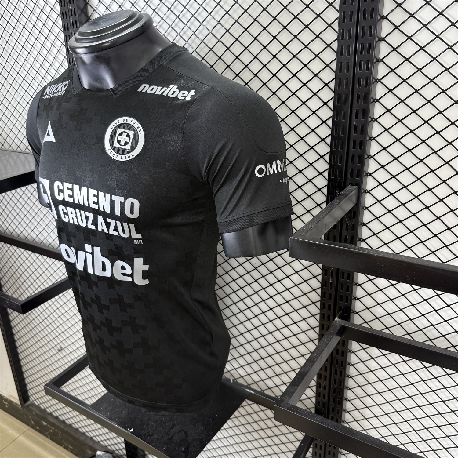 Cruz Azul 25-26 Third Black Jersey - Player Version - ReplicasJersey