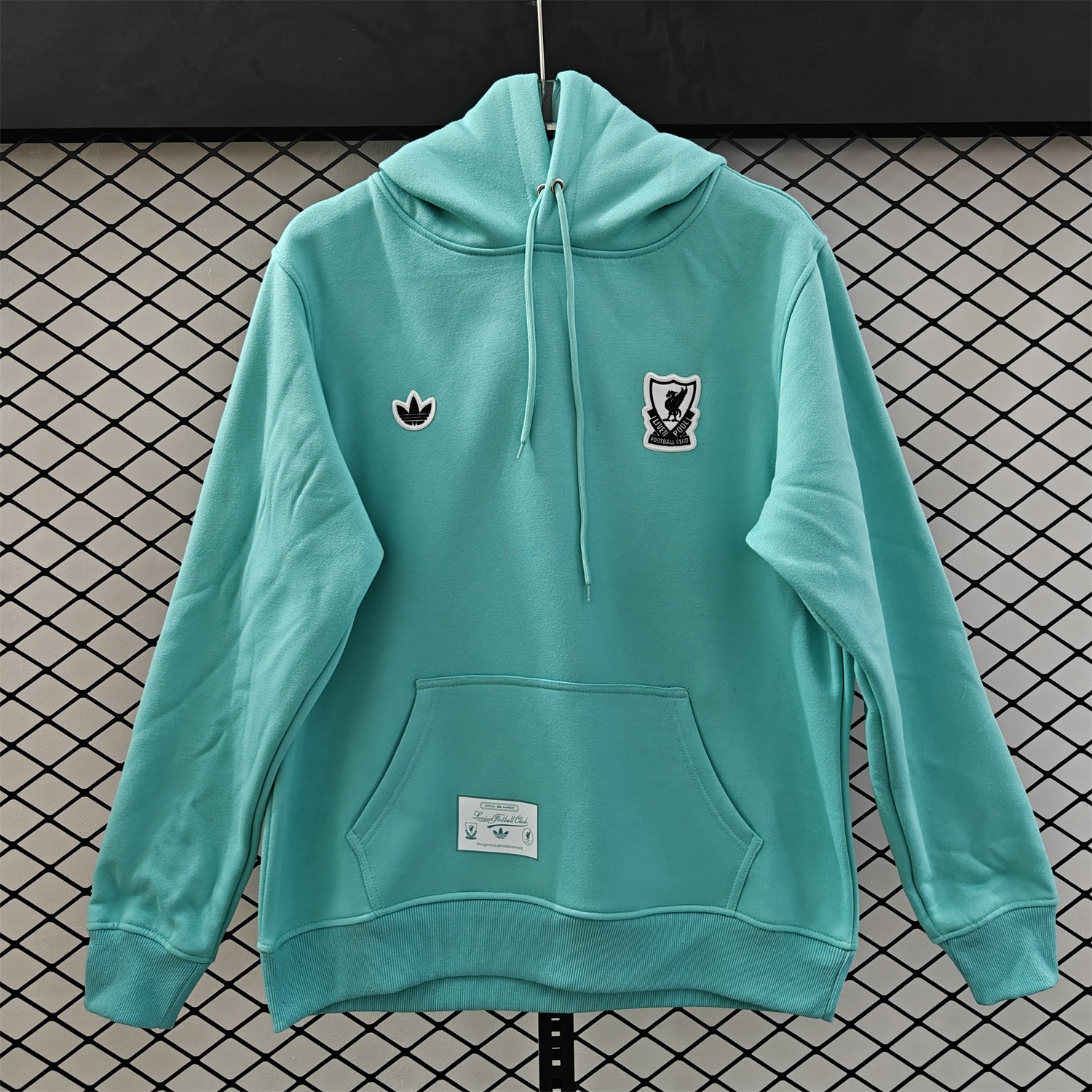 Liver.pool 25-26 Originals Terrace Icon White Team Logo Unisex Pullover Hoodie - ReplicasJersey